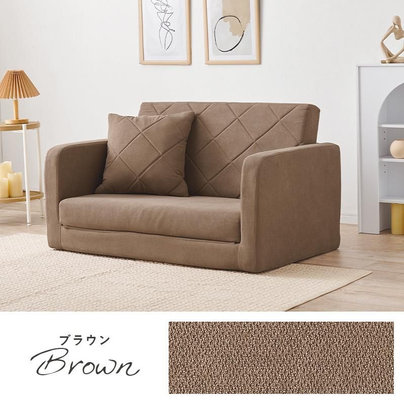 肘リクライニングソファベッド LSF-4888G-2P メーカー直送商品 送料