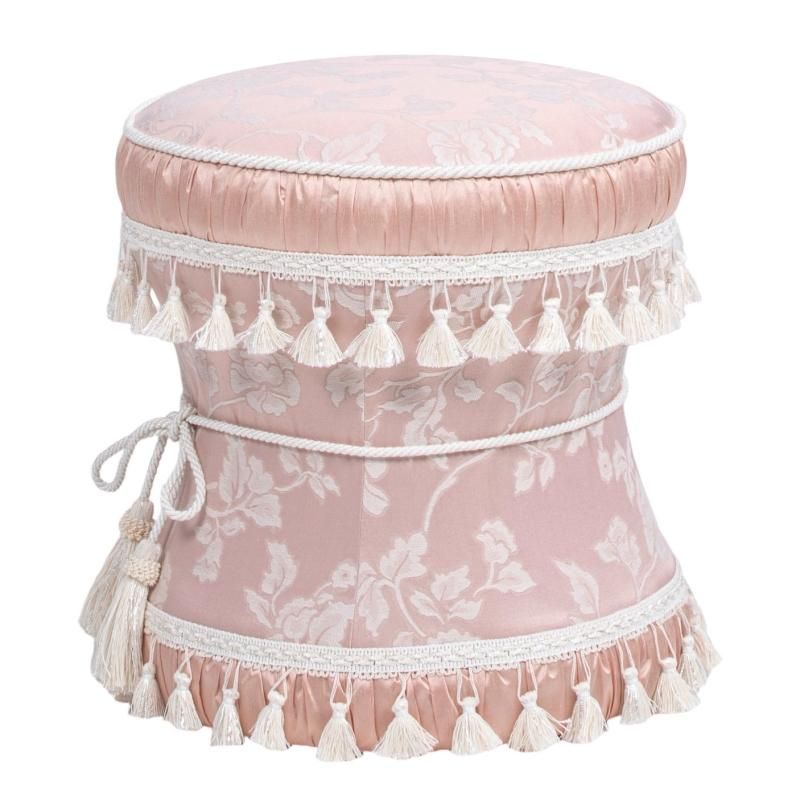 ジェニファーテイラー スツール 丸型 オットマン スツール 2個セット