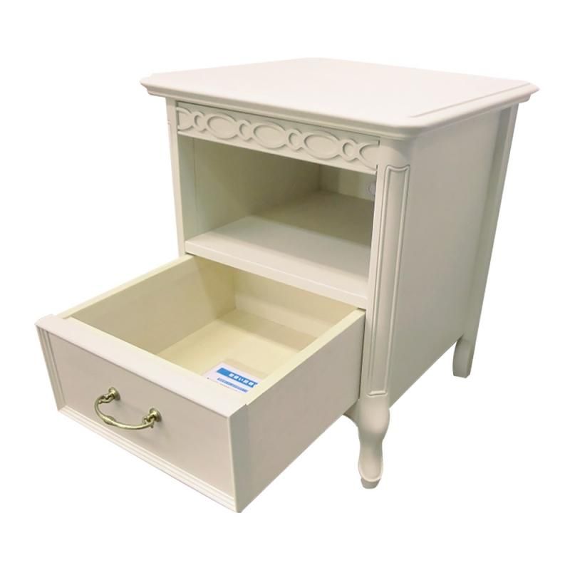 東海家具 フルールWH ナイトテーブル メーカー直送商品 (送料 東海家具 フルールWH ナイトテーブル メーカー直送商品 (送料