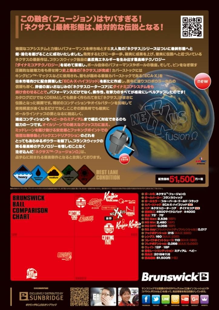 ネクサス・フュージョンΩ（オーム）［ブランズウィック］ 特価