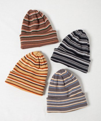 <img class='new_mark_img1' src='https://img.shop-pro.jp/img/new/icons20.gif' style='border:none;display:inline;margin:0px;padding:0px;width:auto;' />【Racal】 4Way Multi-border Knit Cap / 4ウェイマルチボーダーニットキャップ