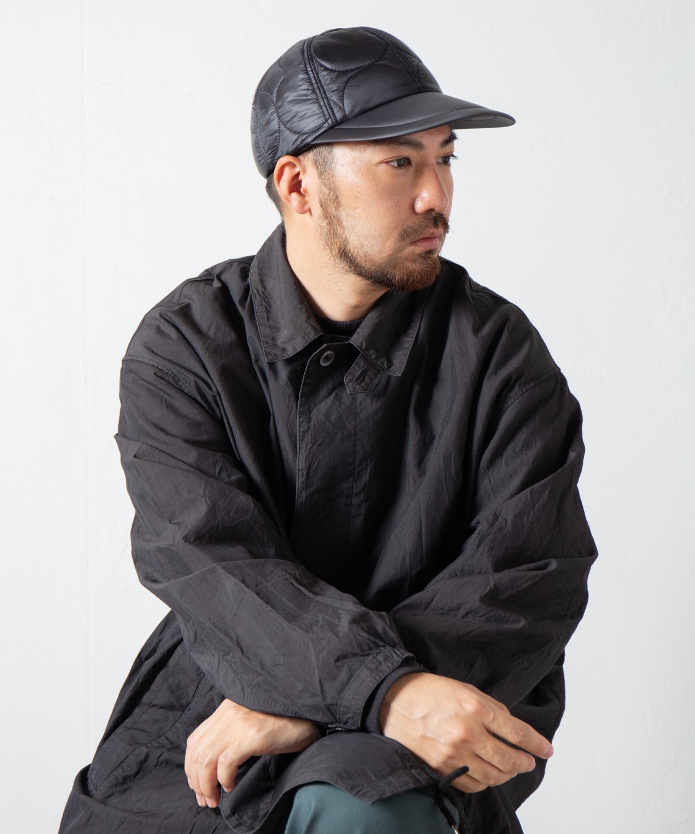 INDIETRO Association QUILTING CAP 062 キルティングキャップ | サークル柄キルティング生地を使用した6パネルCAP - Ray's STORE / レイズストア