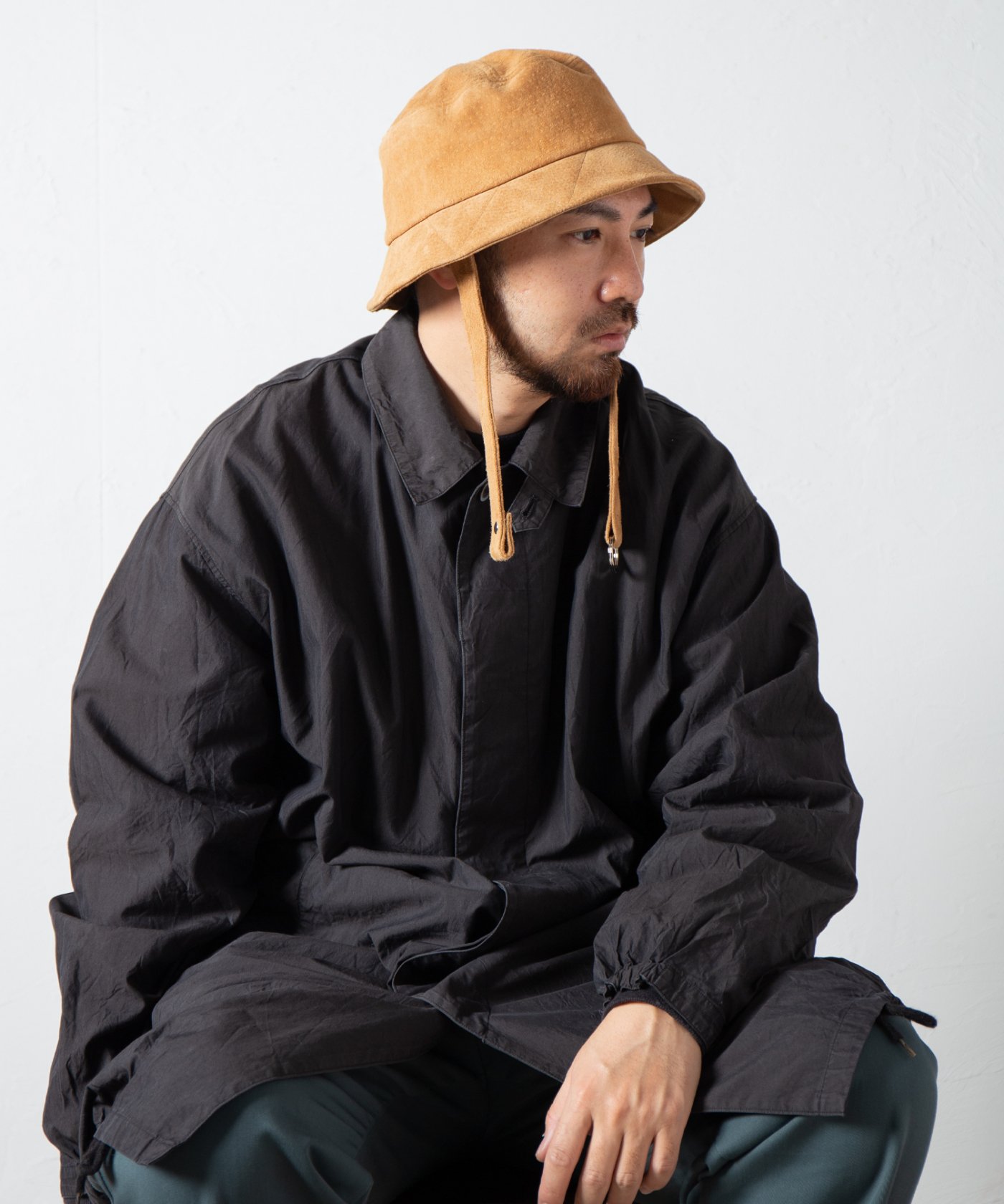 Indietro Association Leather Bucket Hat 063 | レザーバケットハット