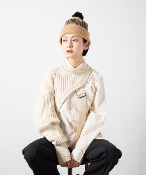 Indietro Association Cashmere Knit Cap 069 カシミヤニット