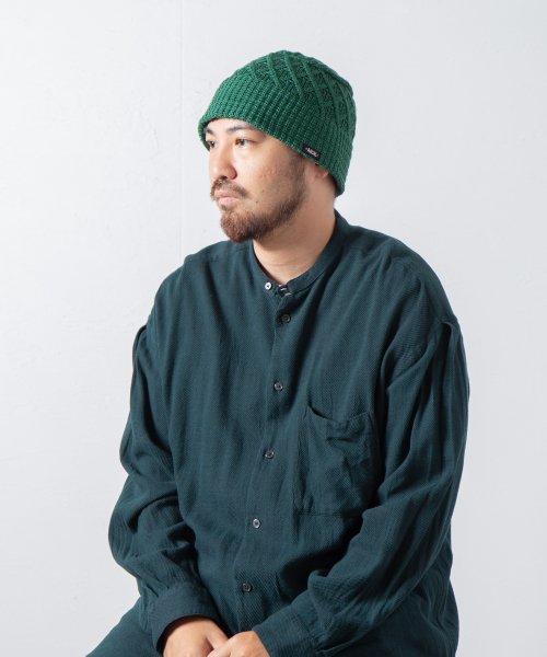 RACAL Diamond Knit Bucket Hat 1272 | ダイヤモンド柄編みニット