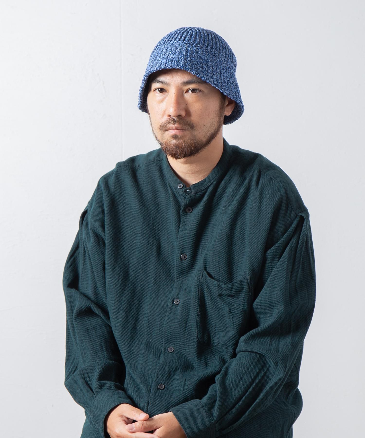 RACAL Japanese Paper Melange Knit Tulip Hat 1278 和紙混紡メランジ