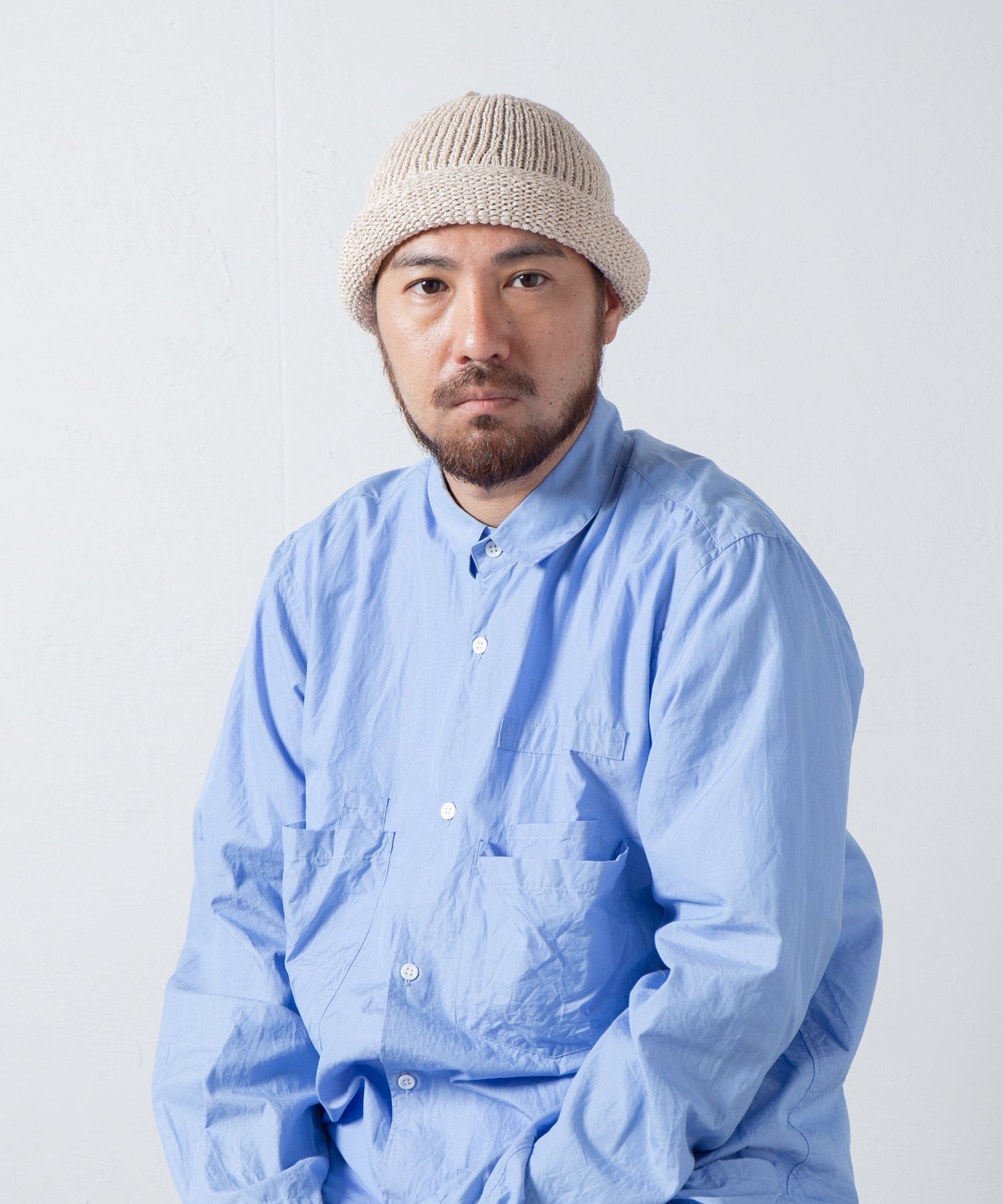 Indietro Association Japanese Paper Knit Cap 081 和紙混紡ニット 