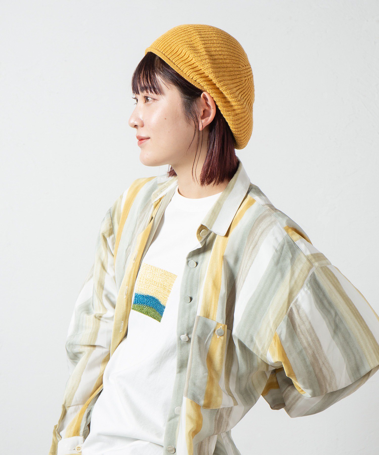 RACAL Rasta Knit Beret 1017WCM ラスタニットベレー 和紙 | 夏仕様の 