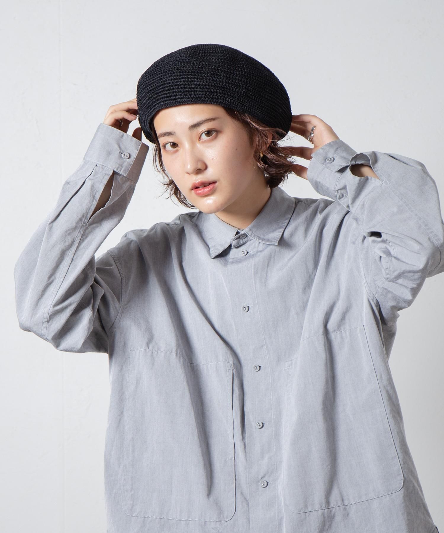RACAL Gima cotton beret 1270 擬麻コットンベレー | かぎ針編み