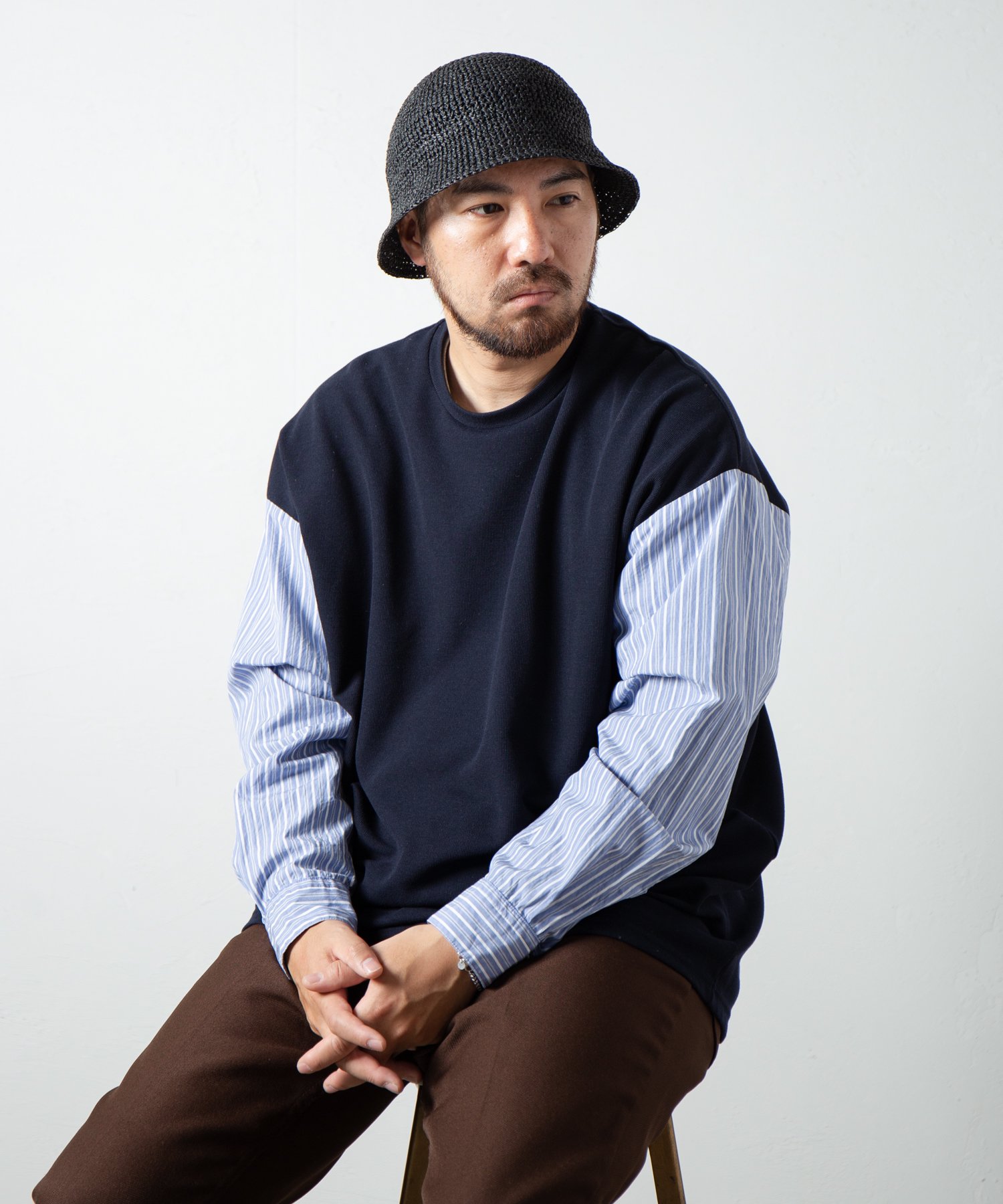 RACAL Paper Fiber Knit Tulip Hat 1291 | ペーパー繊維 コマ編み チューリップ ハット - Ray's  Store / レイズストア