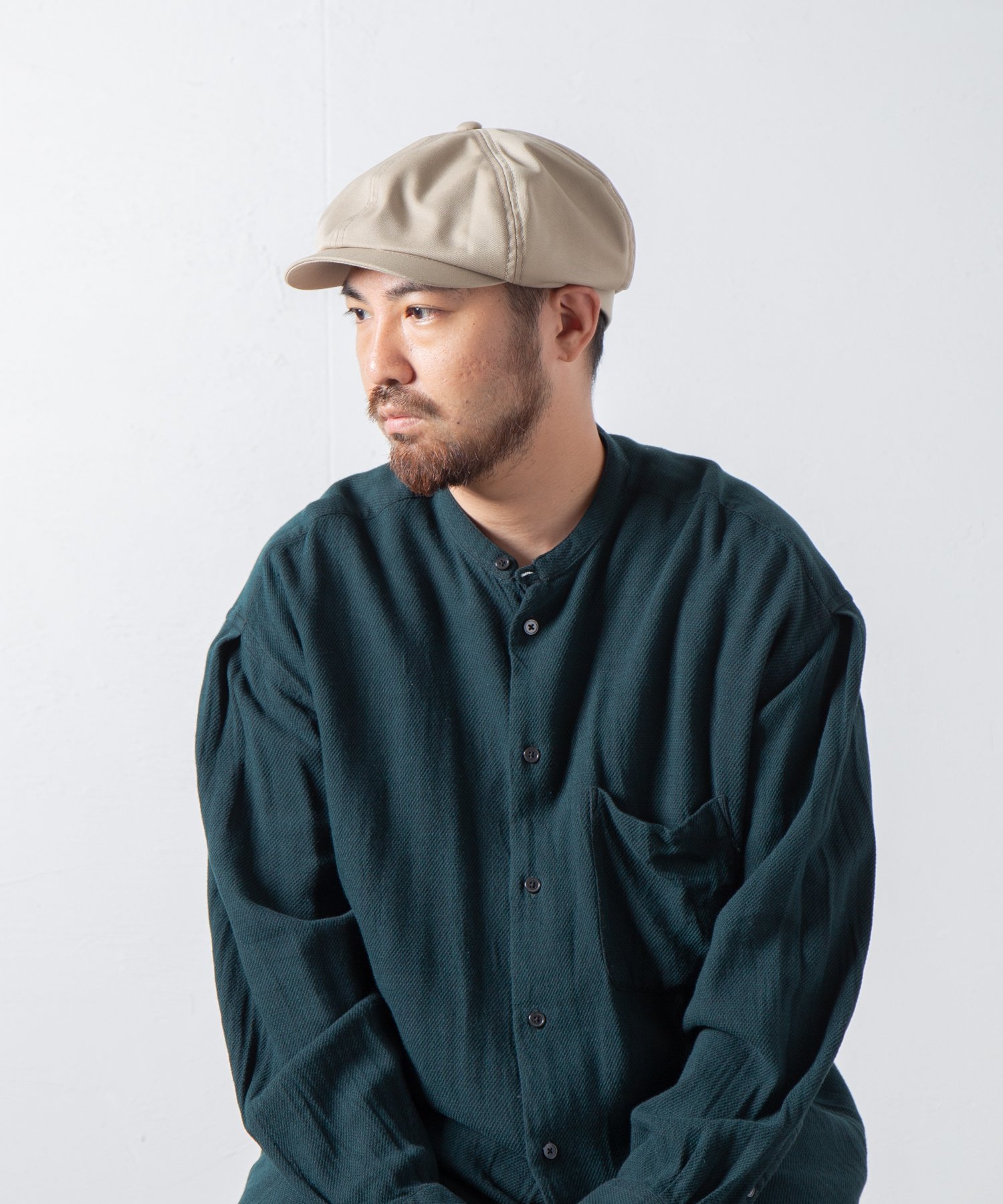 RACAL Recycle Polyester Blend Twill News Boy Cap 1281 | リサイクル