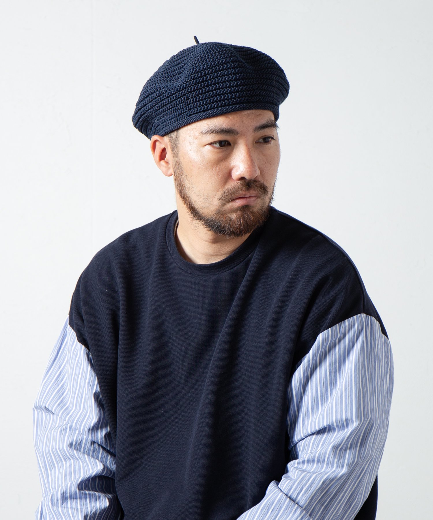 RACAL Japanese paper beret 1288 和紙ニットベレー チョボ付き | 通気 