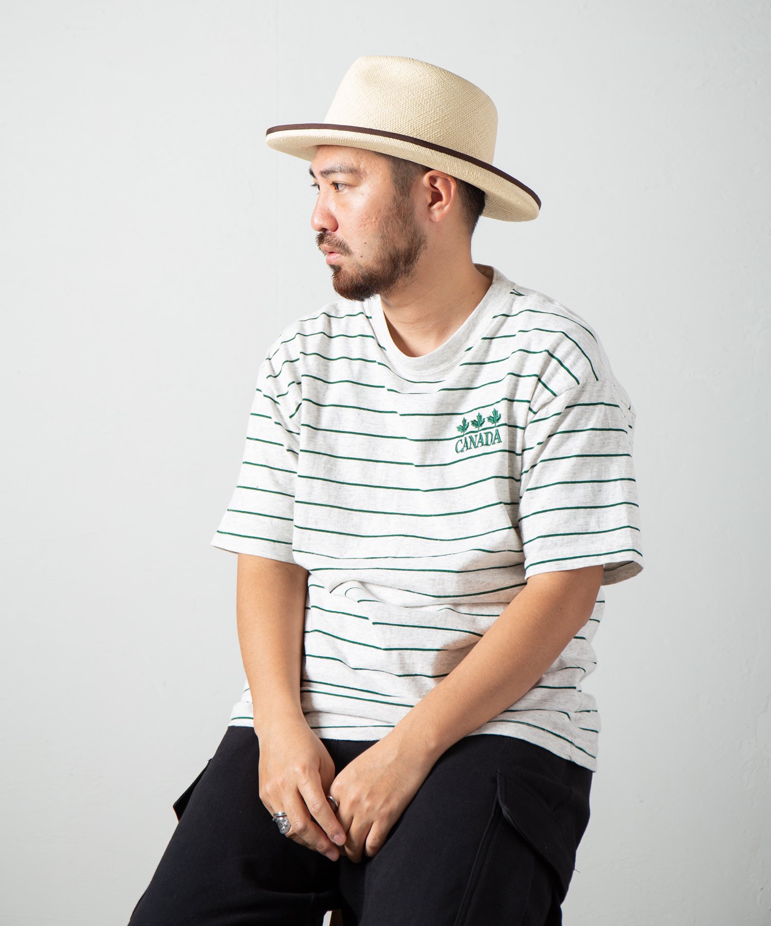 RACAL Brim Edge Up Panama Hat SUMMER SP 1228 ブリムエッジアップ