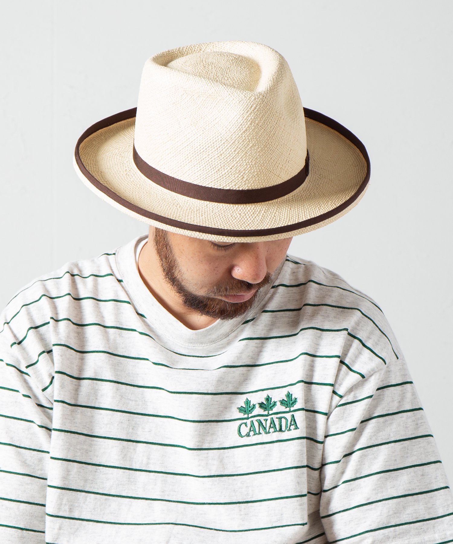 RACAL Brim Edge Up Panama Hat SUMMER SP 1228 ブリムエッジアップ