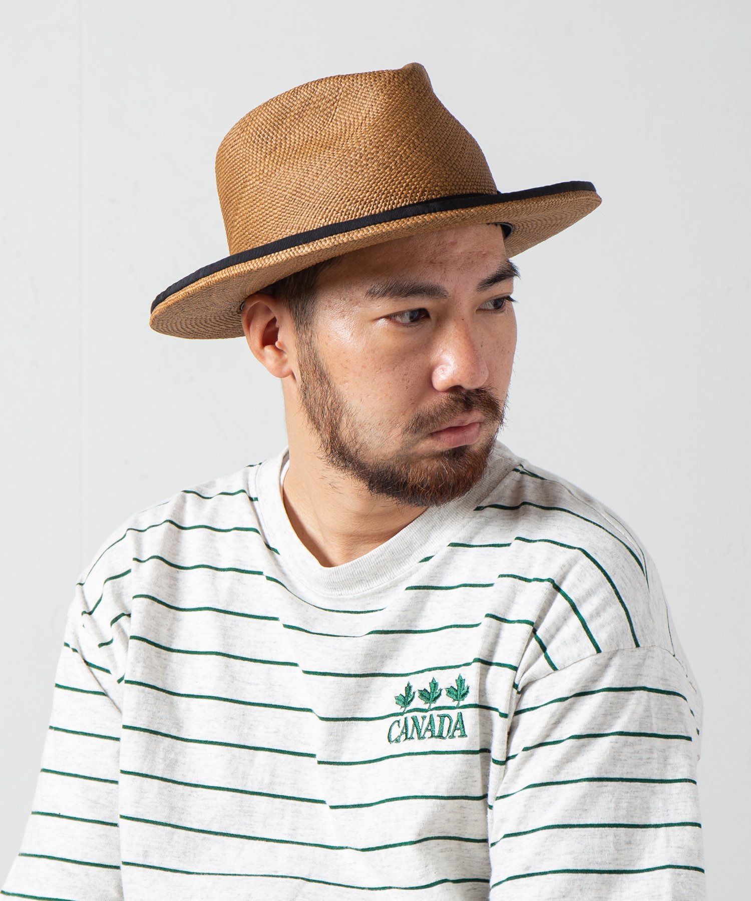 RACAL Brim Edge Up Panama Hat SUMMER SP 1228 ブリムエッジアップ