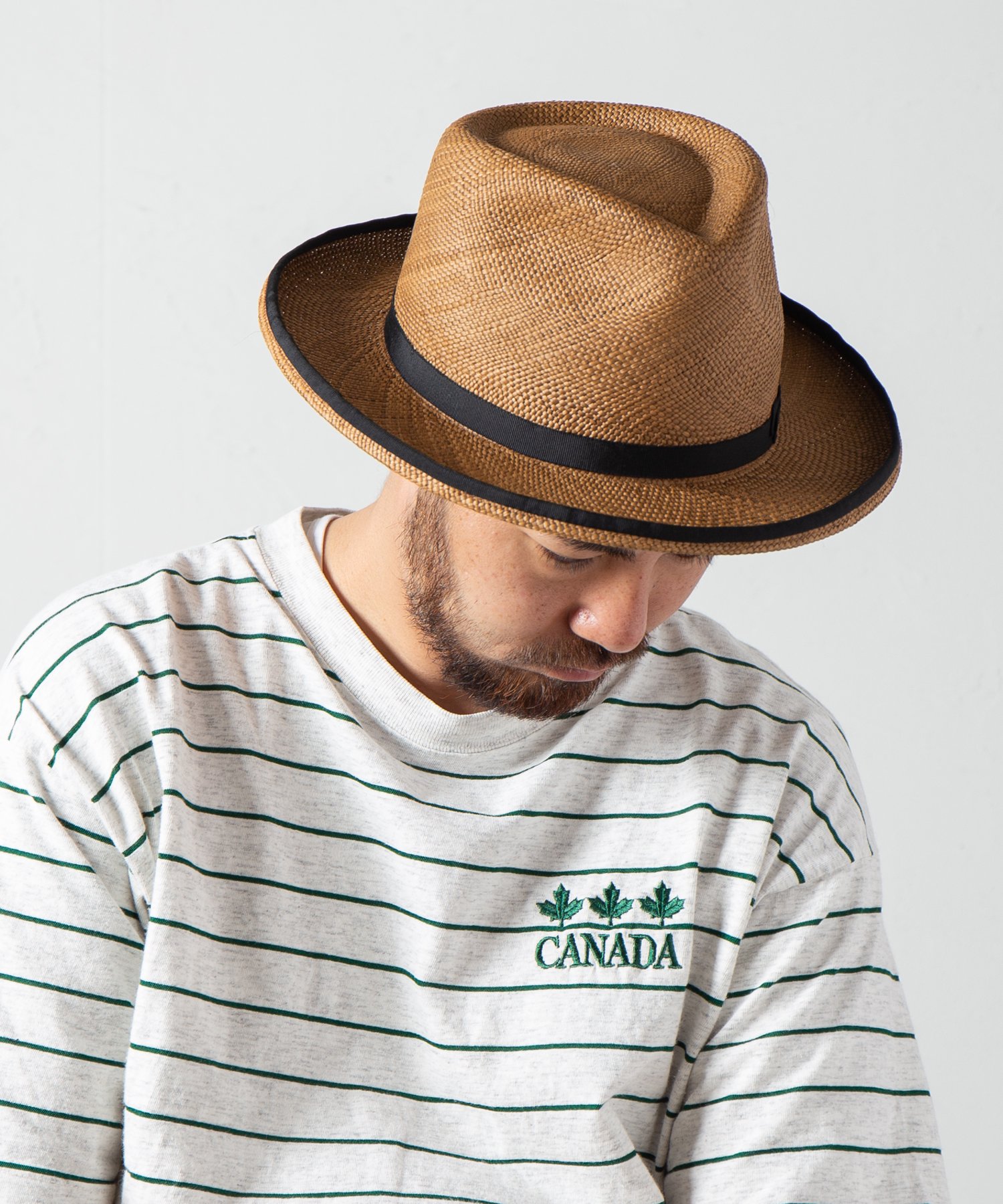 RACAL Brim Edge Up Panama Hat SUMMER SP 1228 ブリムエッジアップ