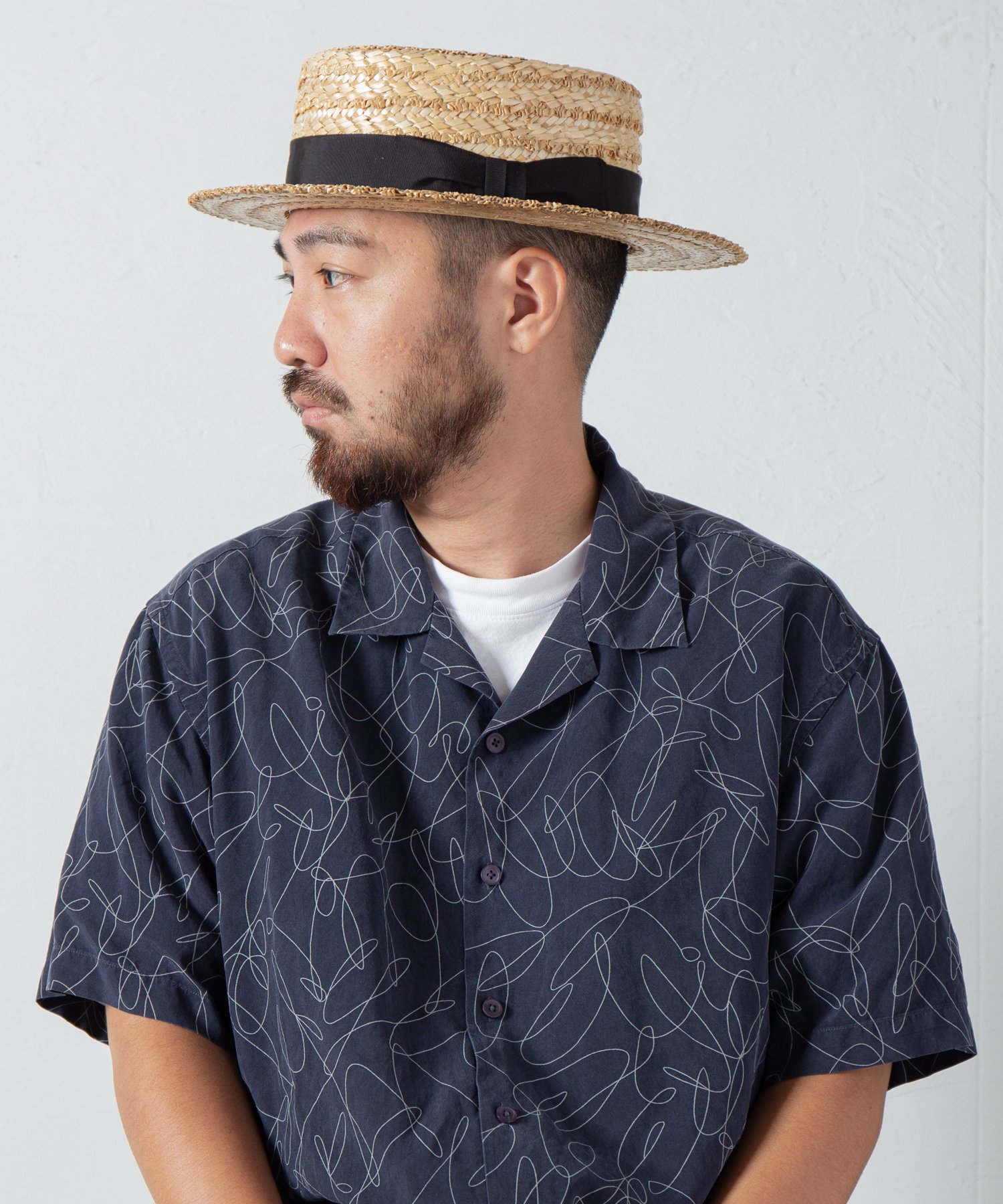 RACAL Classic Braid Boater Hat 1209 クラシックブレードボーター