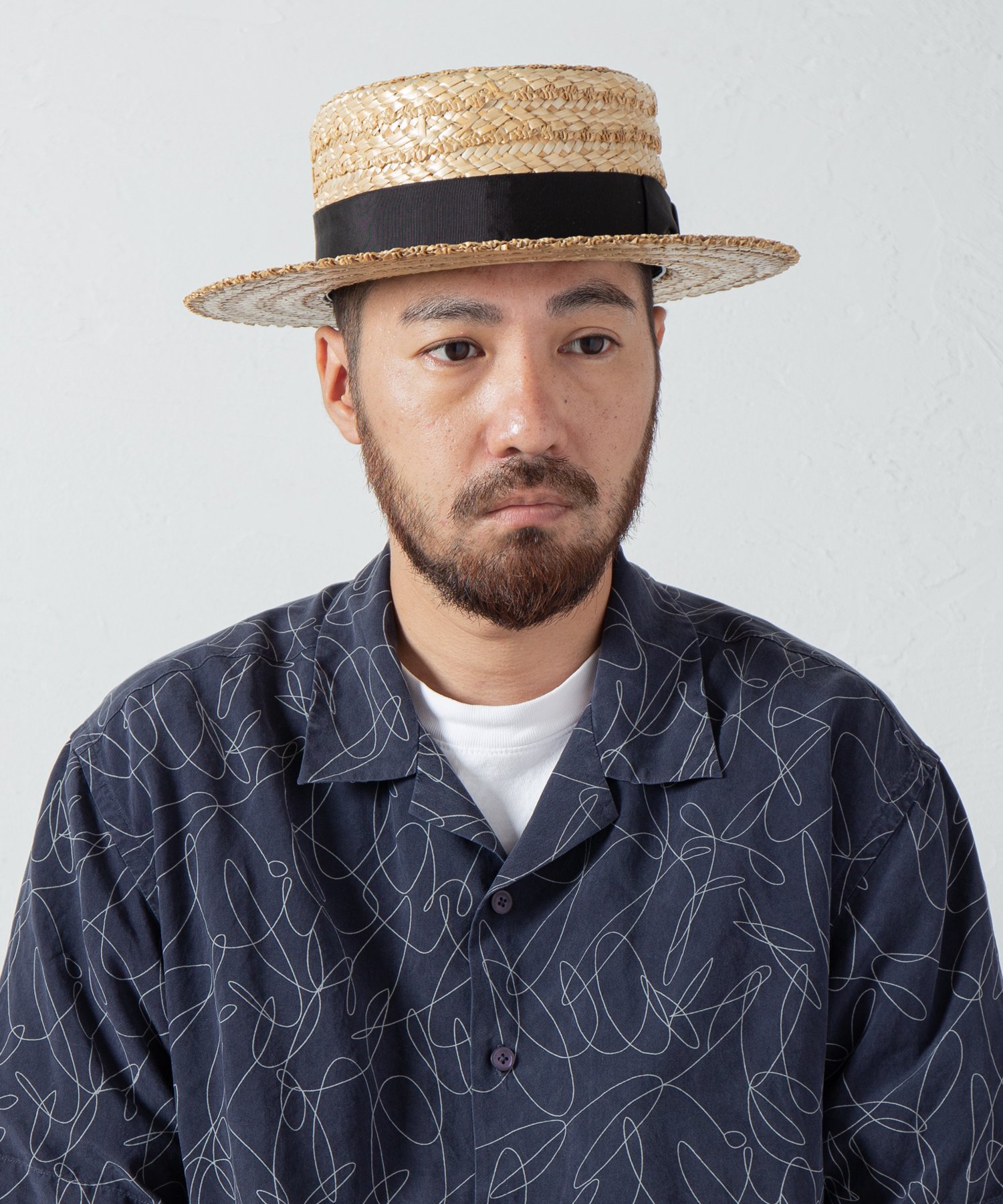 RACAL Classic Braid Boater Hat 1209 クラシックブレードボーター 