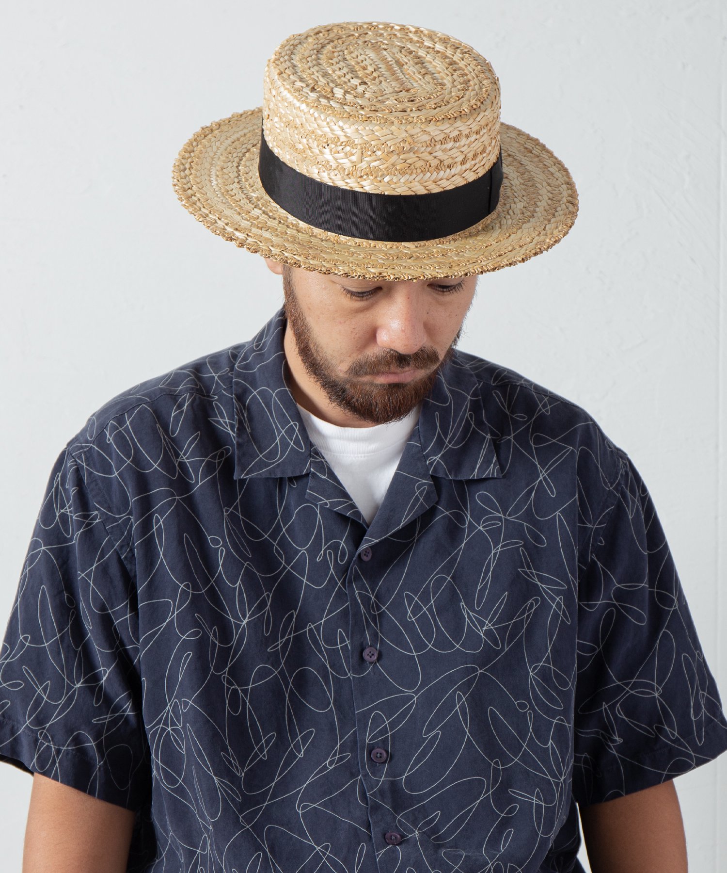 RACAL Classic Braid Boater Hat 1209 クラシックブレードボーター