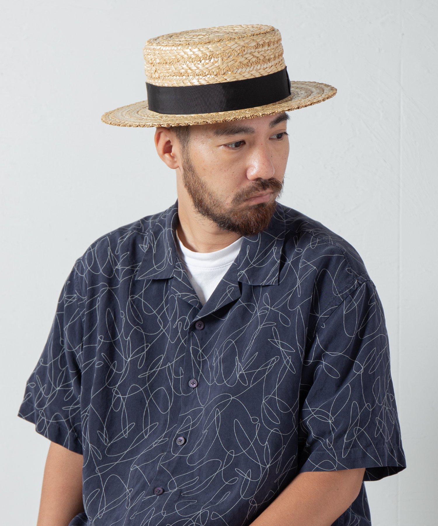 RACAL Classic Braid Boater Hat 1209 クラシックブレードボーター