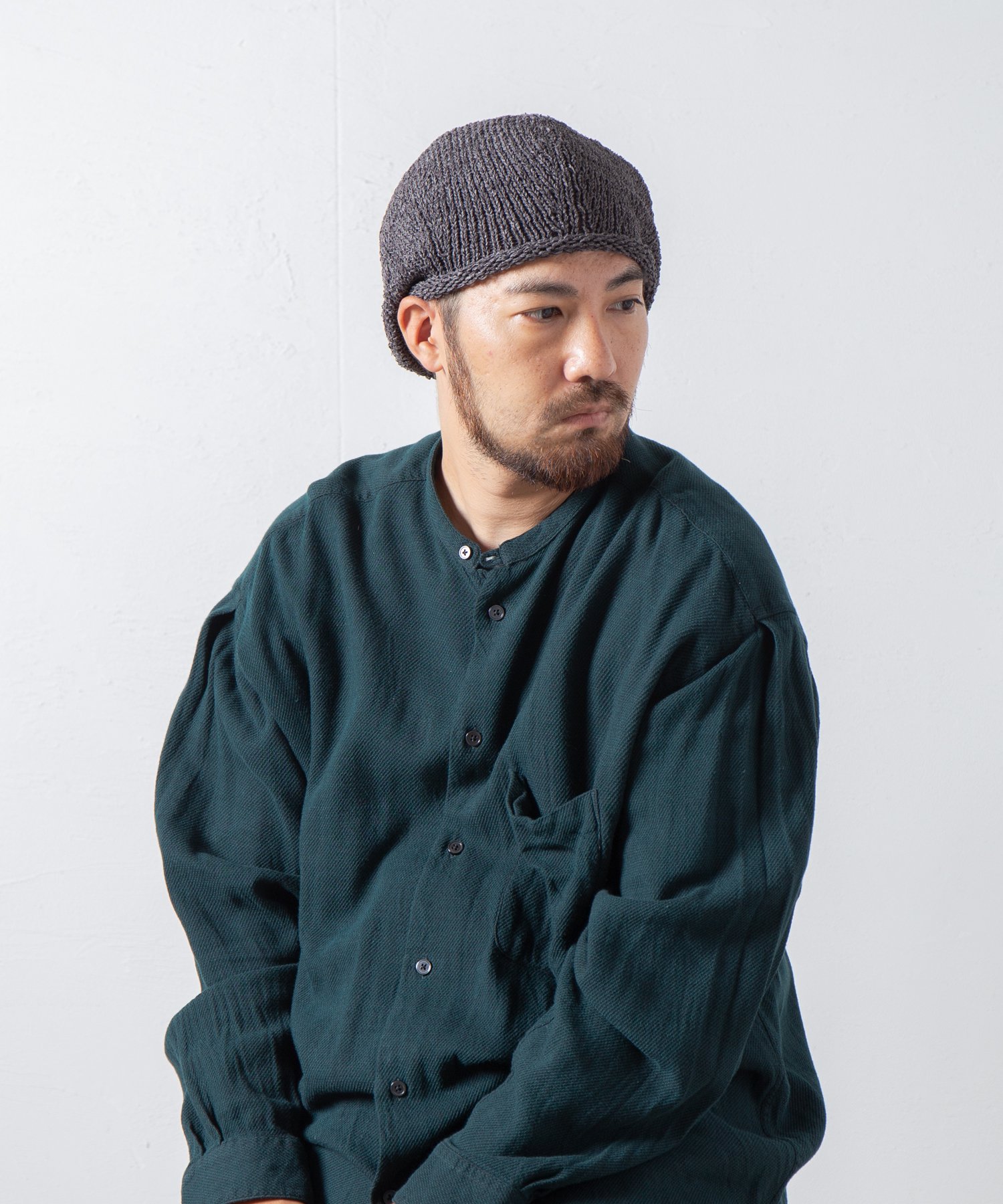 RACAL Japanese Paper Knit Tam Beret 1220 和紙混紡ニットタムベレー | 通気性・清涼感に優れた和紙混紡ニットタム ベレー - Ray's Store / レイズストア