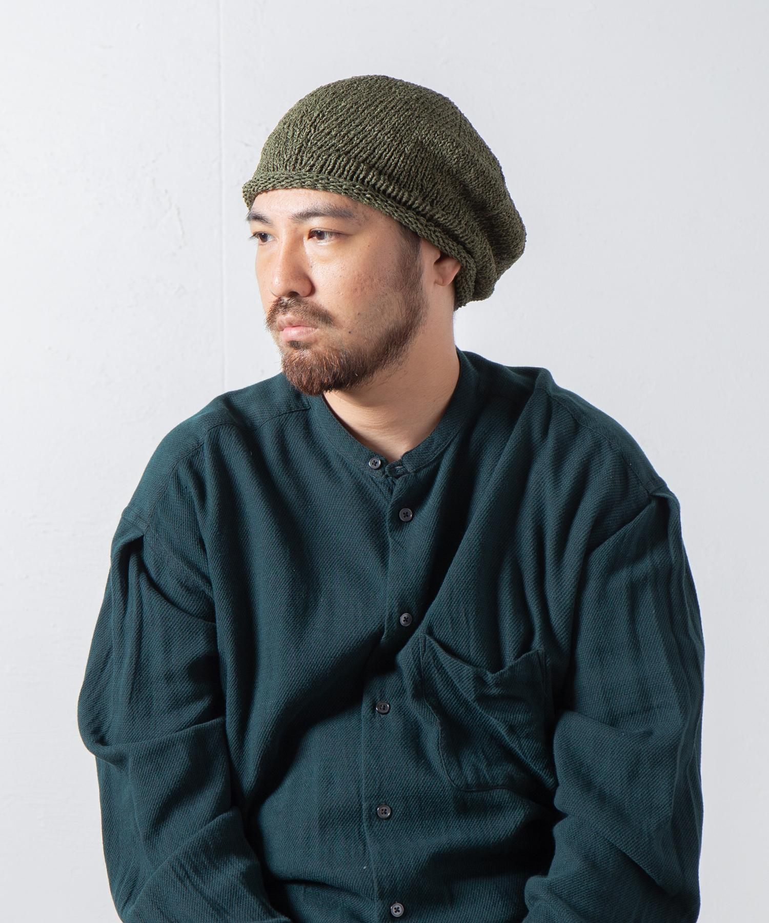 RACAL Japanese Paper Knit Tam Beret 1220 和紙混紡ニットタムベレー