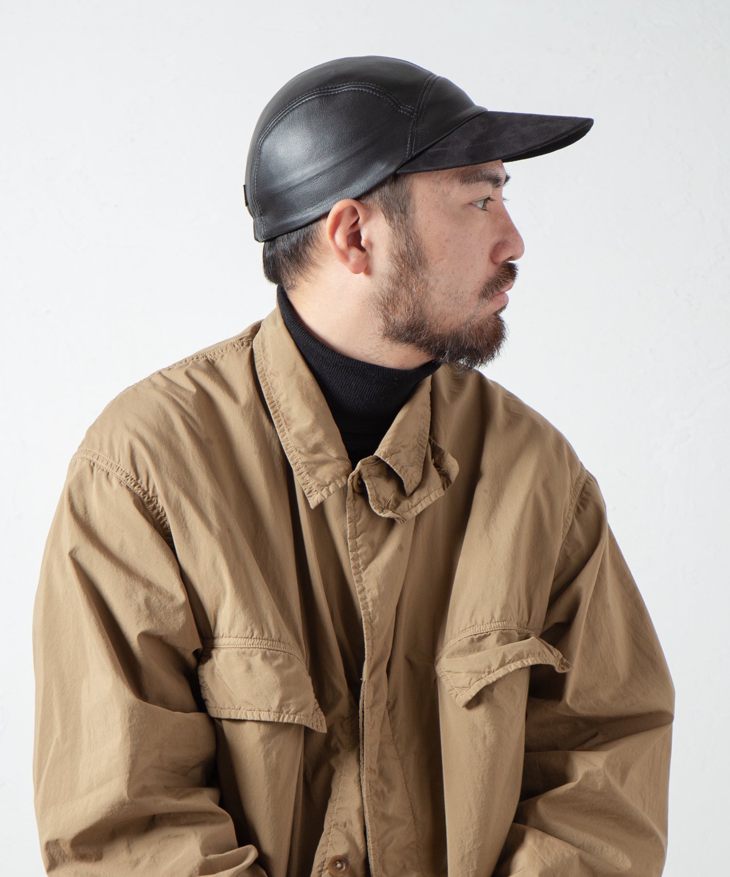 Indietro Association Leather Jet Cap 082 レザージェットキャップ