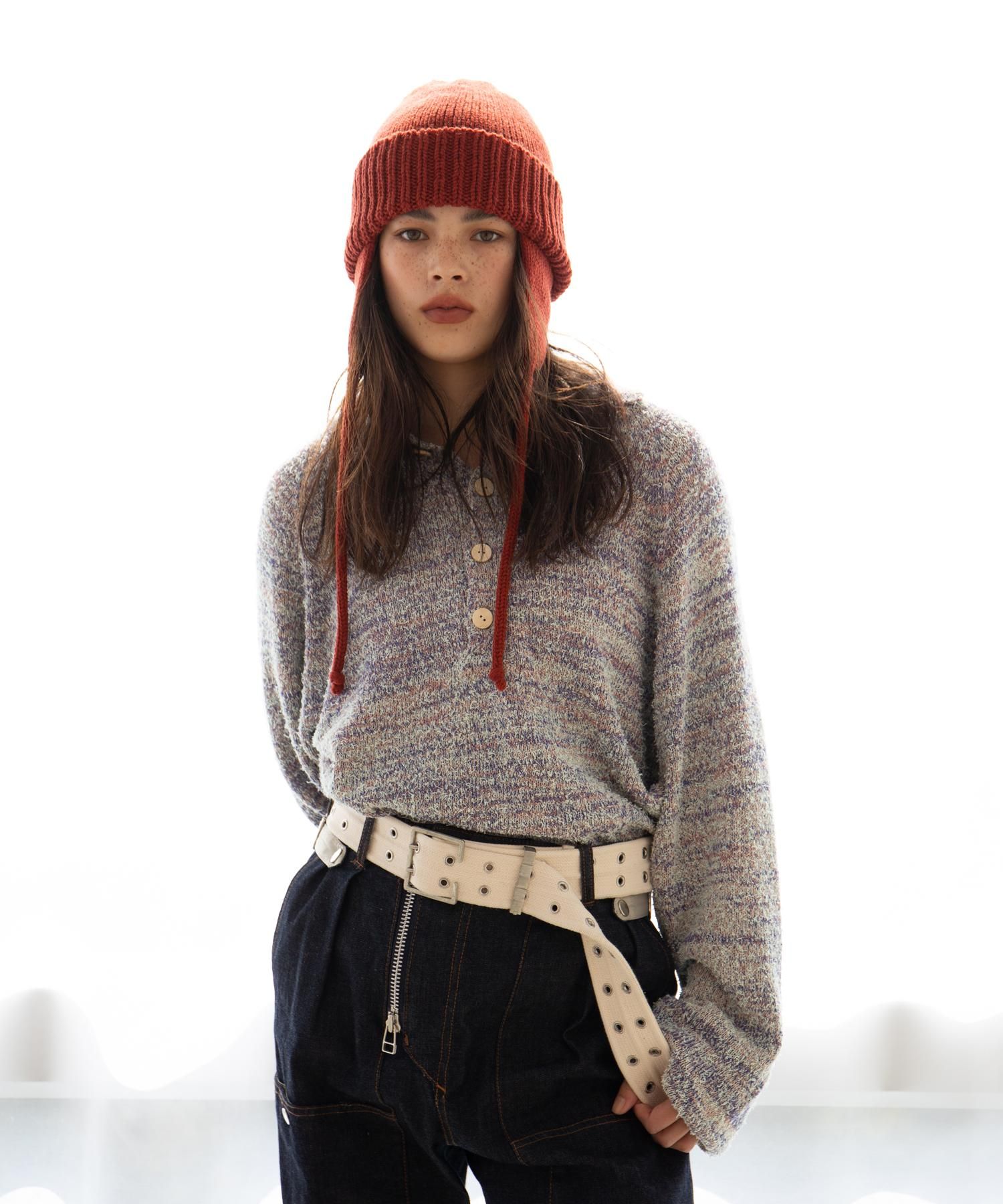 Racal Dog-ear Tab Knit Watch 1179 | 耳当て付きニットワッチ - Ray's Store / レイズストア