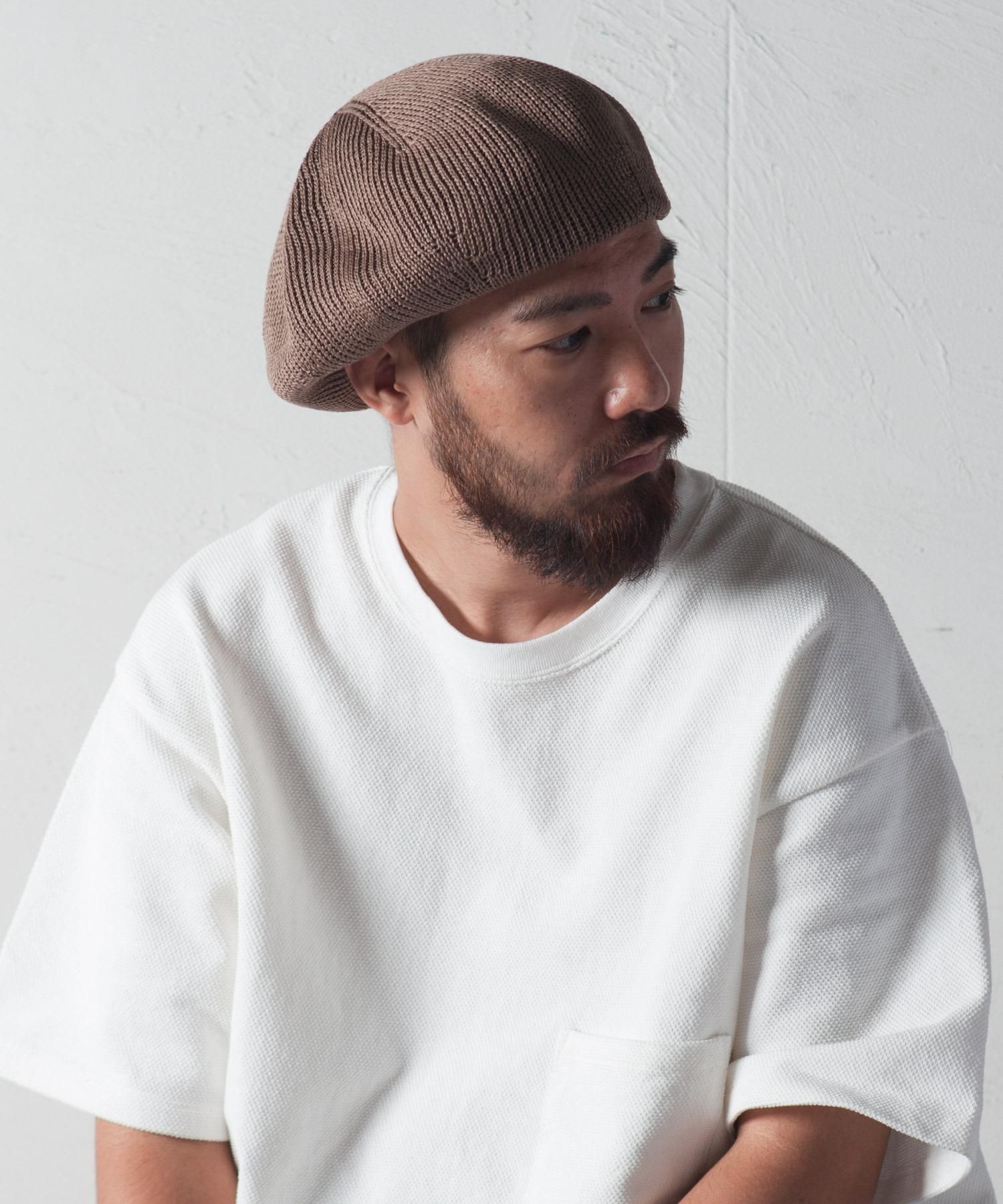 ワイズ コットン ベレー帽 y's COTTON KNIT BERET ワイズ コットン ベレー帽 ×2 y's COTTON KNIT BERET
