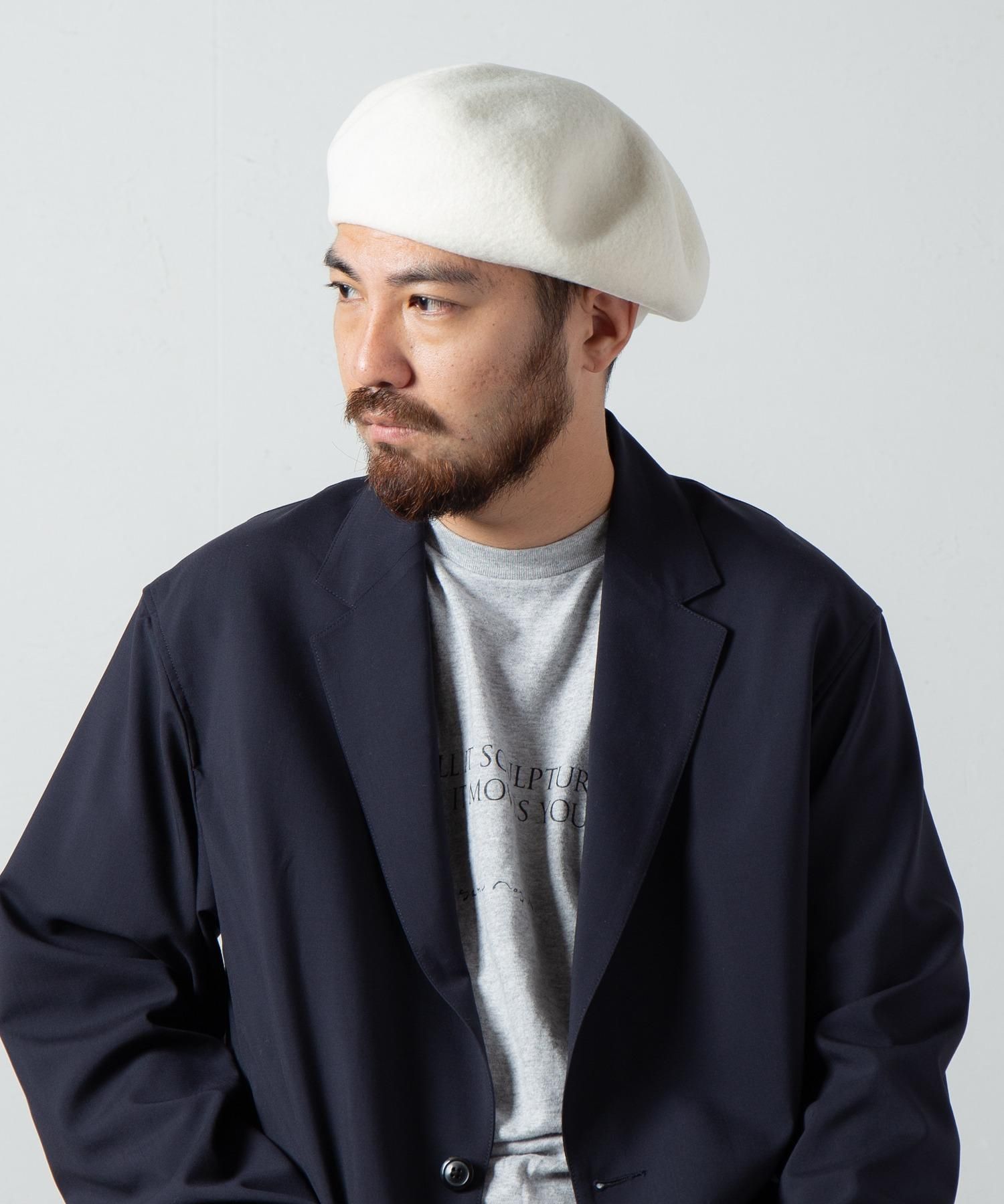 ワイズ ウール捻れ ベレー y's beret Racal Standard Wool Basque Beret BR001 スタンダードウールバスク