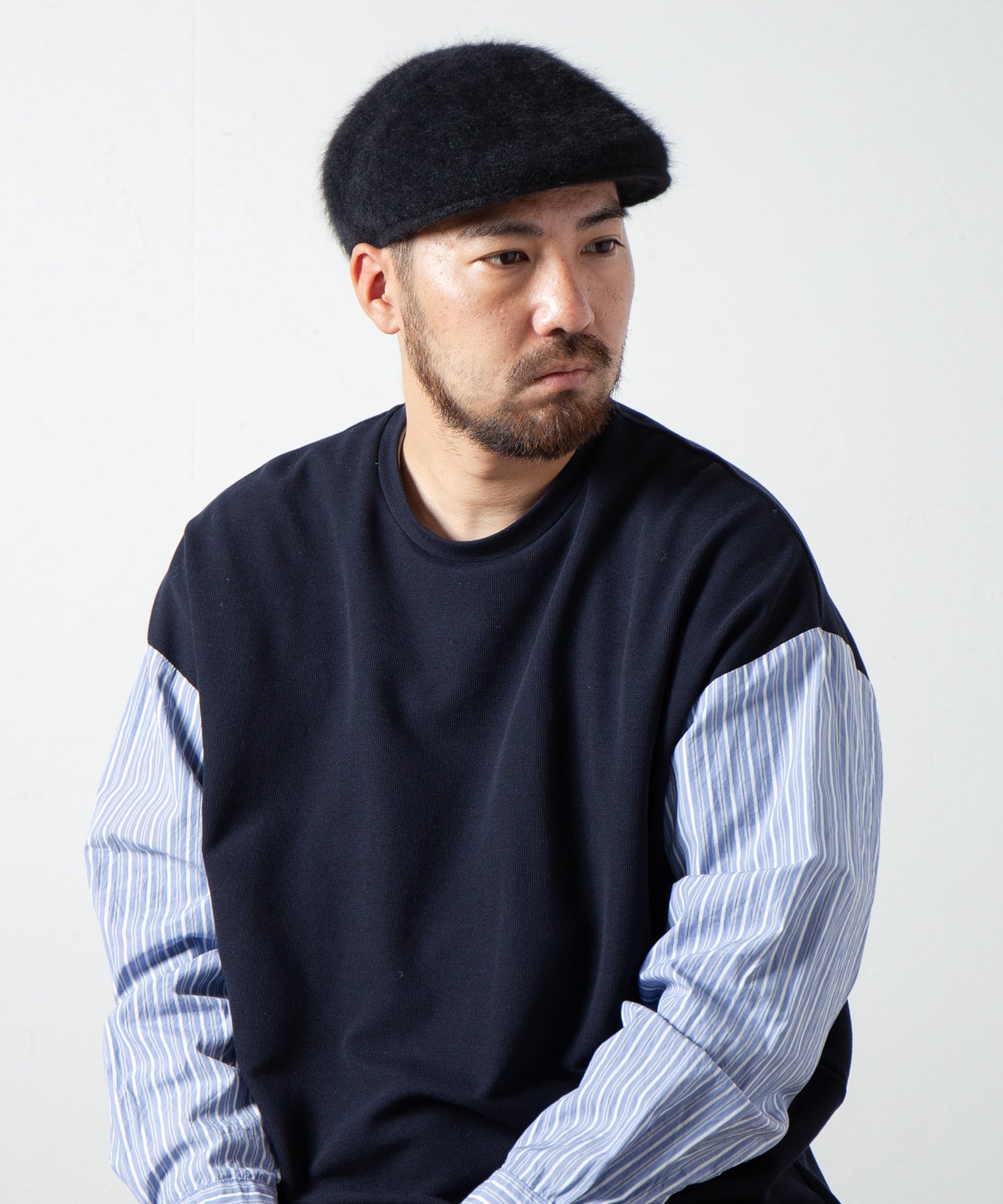 Racal Angola knit hunting 1299 アンゴラニットハンチング | 毛足の