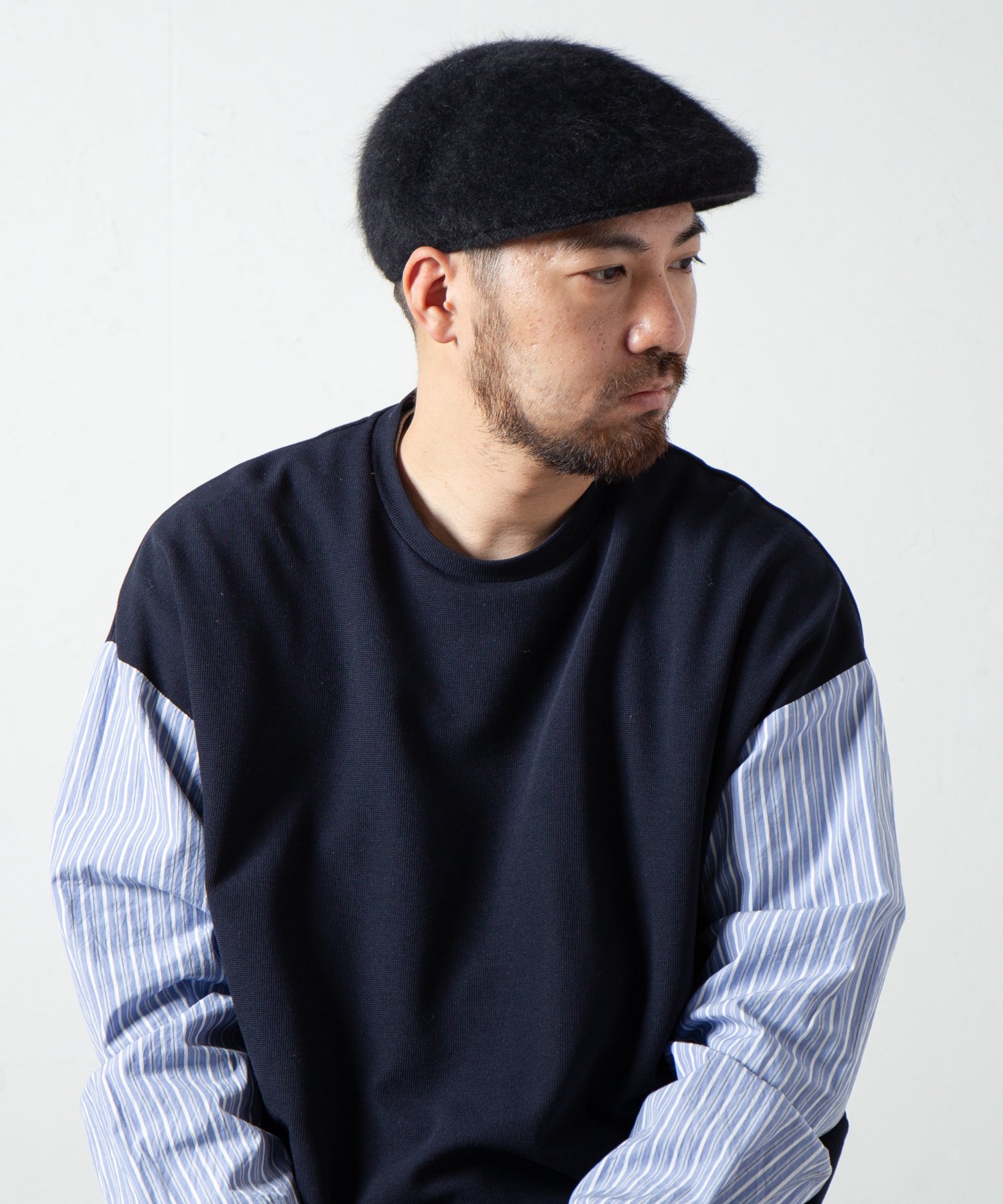 Racal Angola knit hunting 1299 アンゴラニットハンチング | 毛足の