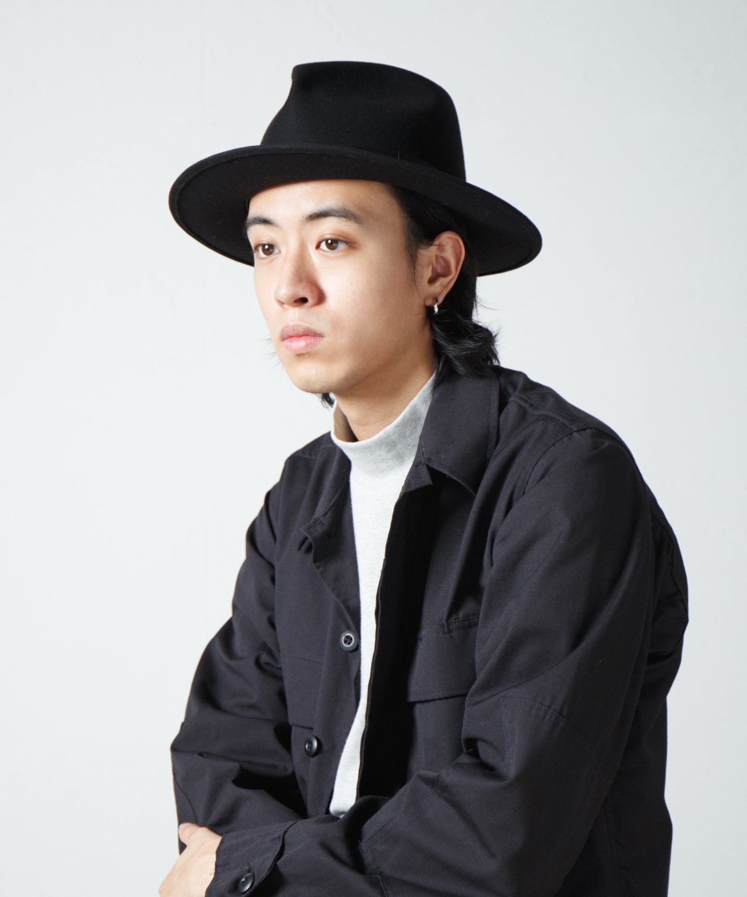 Racal Fur Wool Fedora Hat 1324 ファーウールフェドラハット