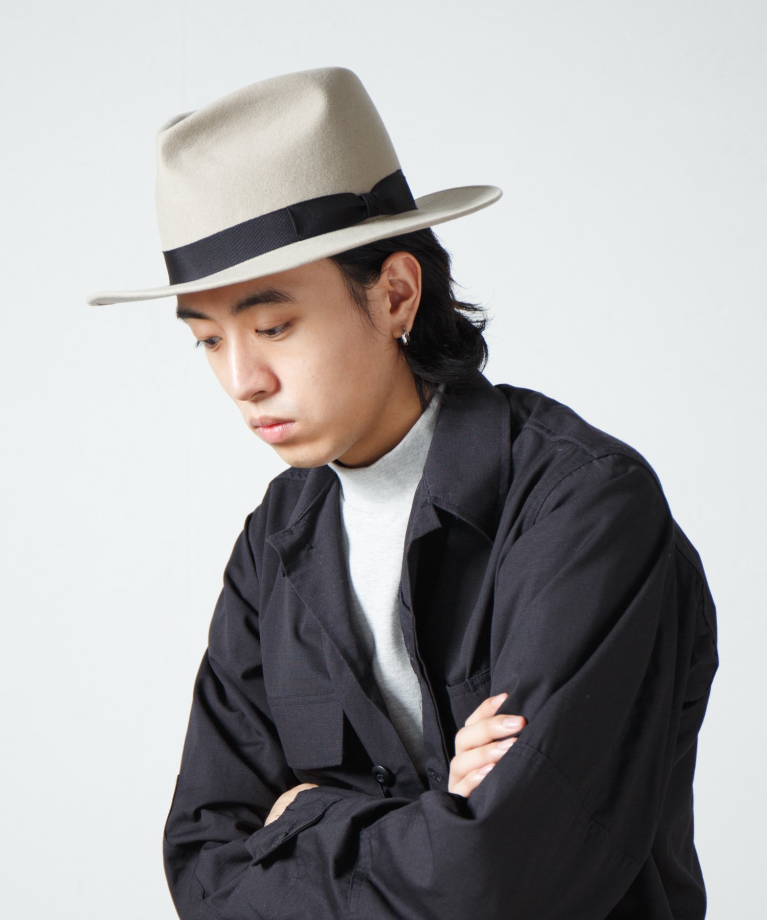 Racal Fur Wool Fedora Hat 1324 ファーウールフェドラハット