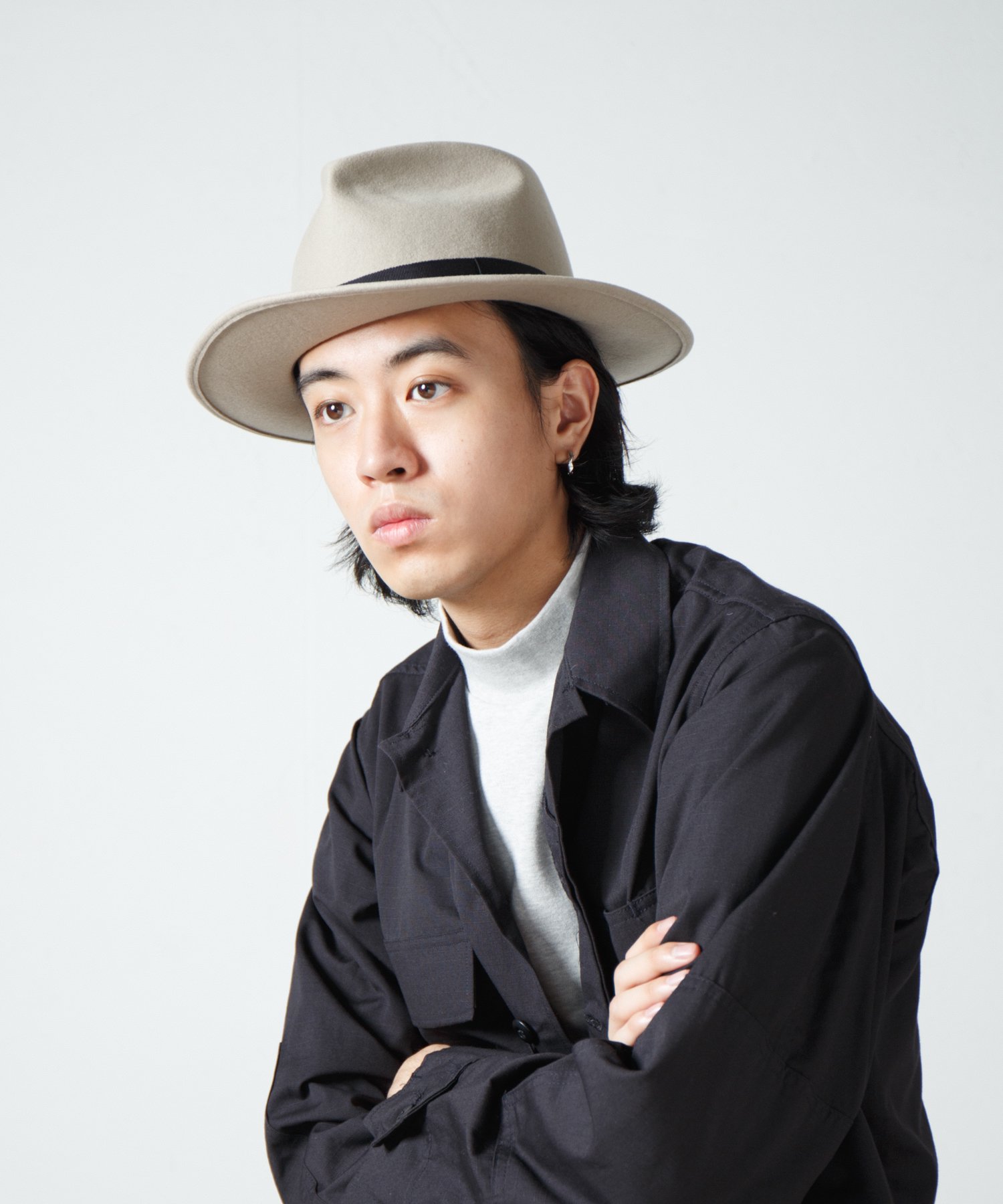 Racal Fur Wool Fedora Hat 1324 ファーウールフェドラハット | ヴィンテージの風合いを醸し出すファーフェドラハット -  Ray's Store / レイズストア