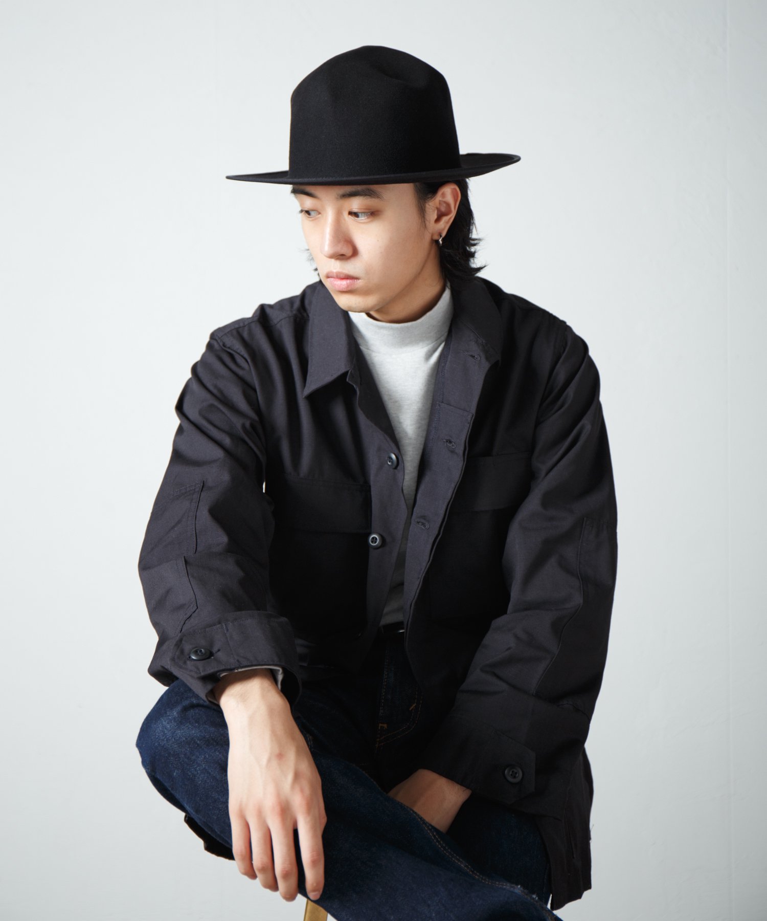 Racal Fur Wool Fedora Hat 1326 | ファーウールフェドラハット - Ray's Store / レイズストア