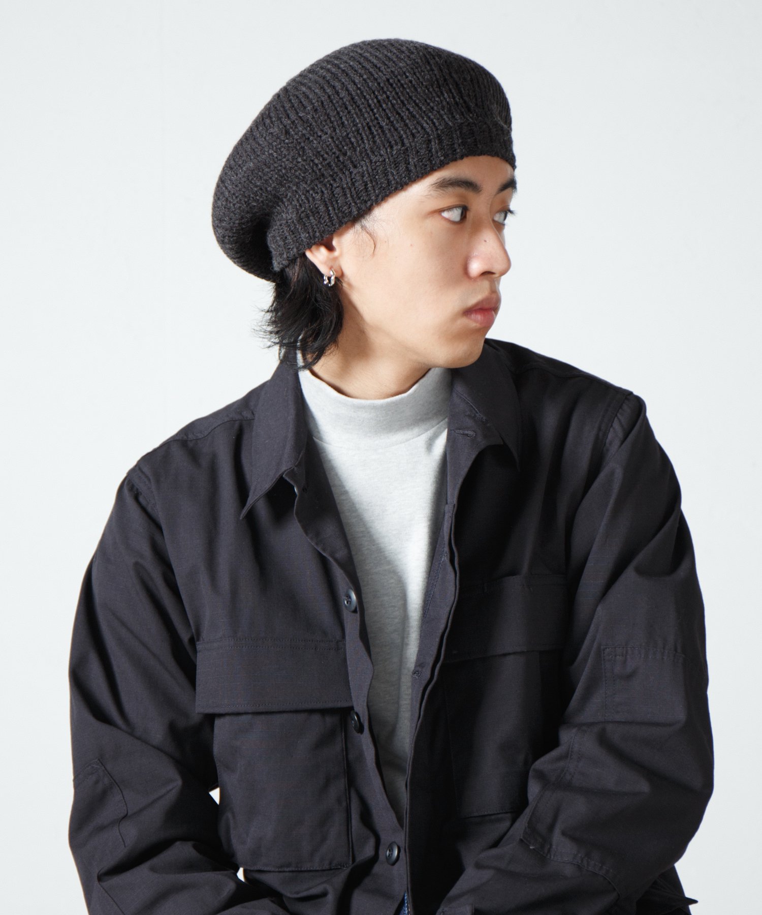 RACAL Low-gauge Thermo Knit Tam Beret 1315 ローゲージサーモニット