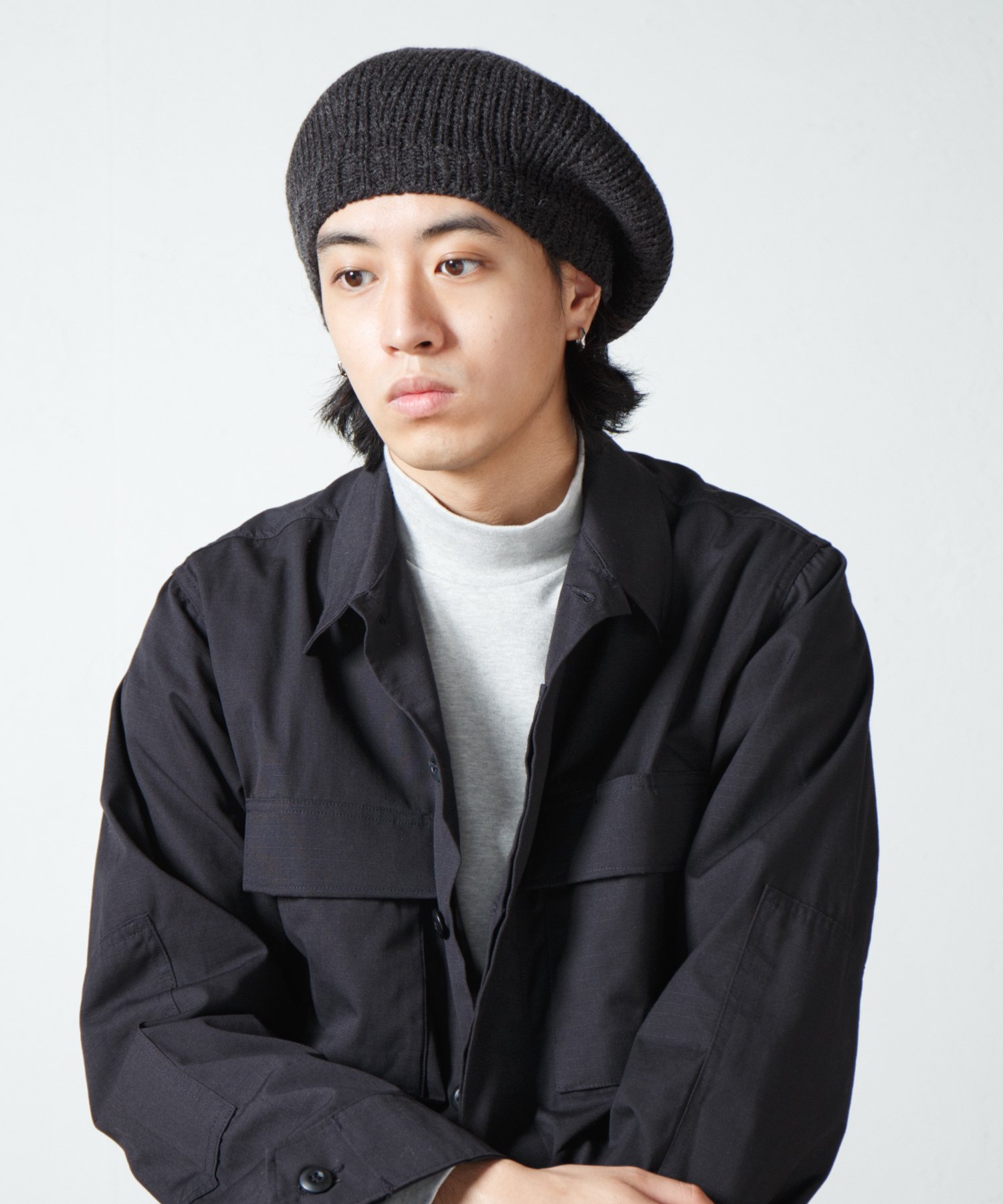 RACAL Low-gauge Thermo Knit Tam Beret 1315 ローゲージサーモニット