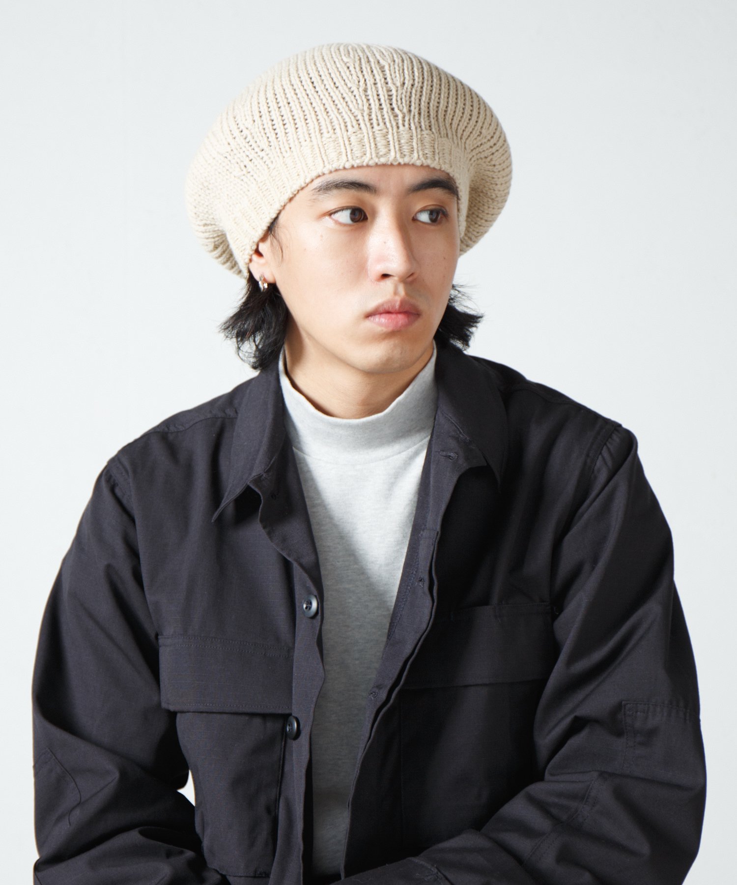 RACAL Low-gauge Thermo Knit Tam Beret 1315 ローゲージサーモニット