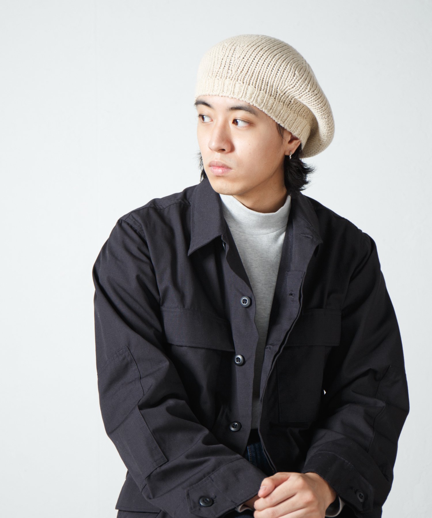 RACAL Low-gauge Thermo Knit Tam Beret 1315 ローゲージサーモニット