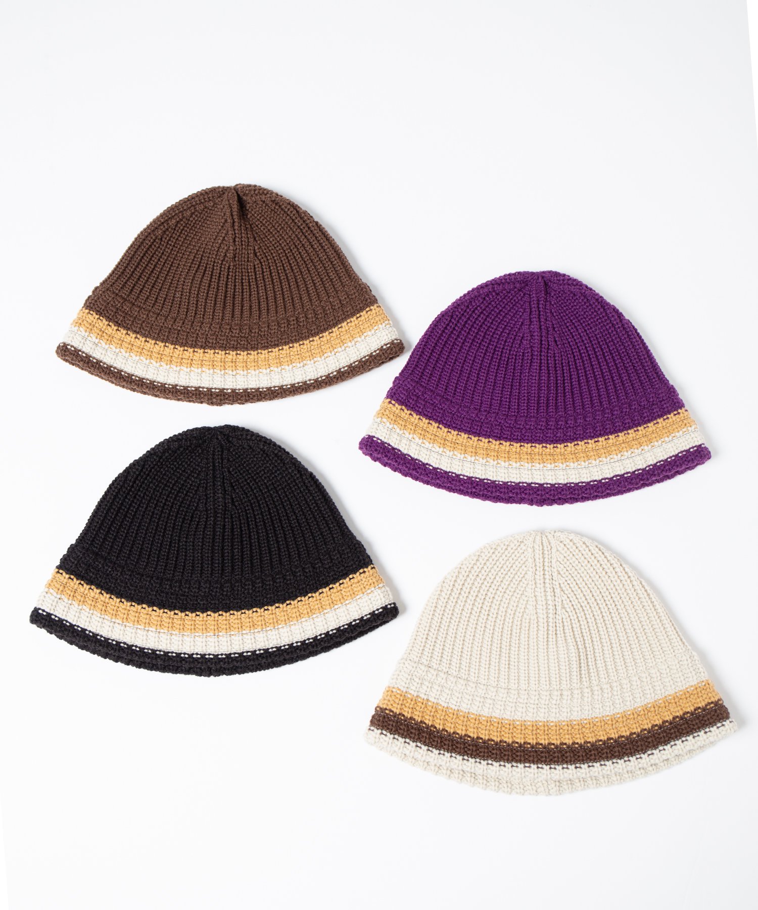 RACAL Border Line Knit Round Hat 1307 ボーダーニットハット