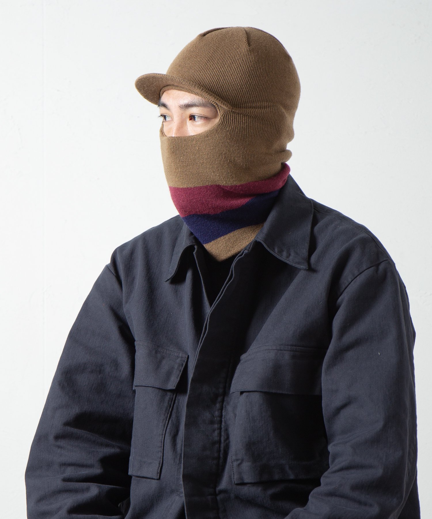 RACAL Soft Knit Balaclava Cap 1308 ソフトニット 2way バラクラバ