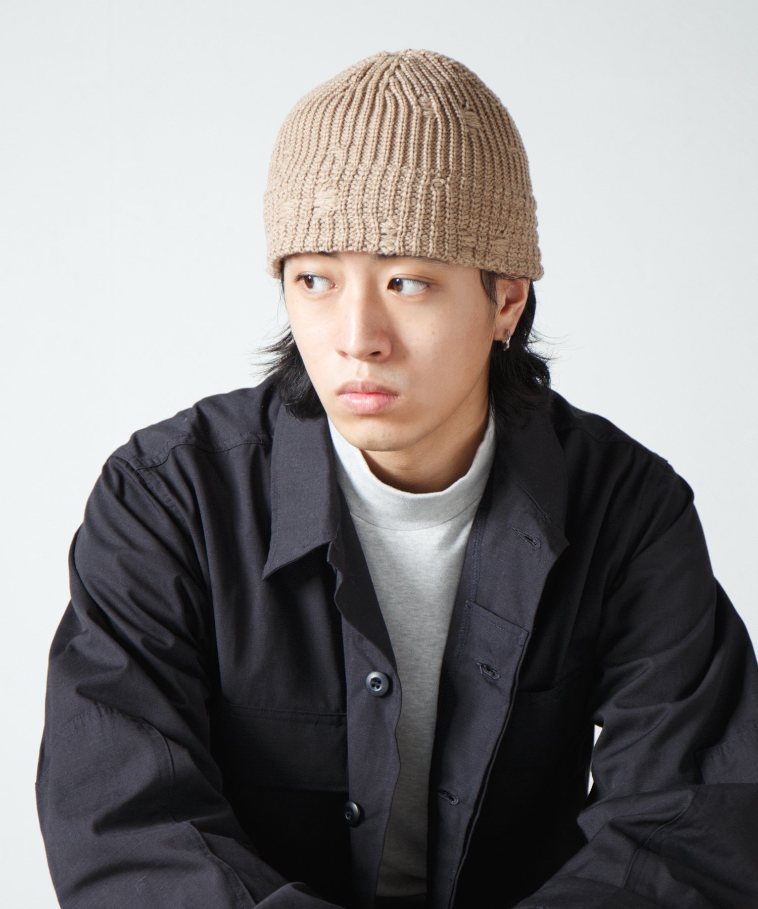 Racal Damage Knit Hat 1317 ダメージ加工ニットハット | ウール混紡の