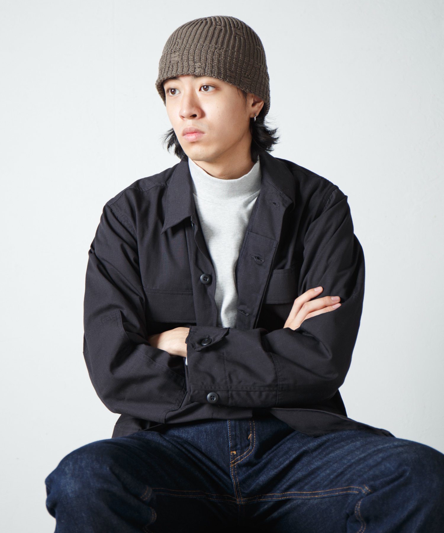 Racal Damage Knit Hat 1317 ダメージ加工ニットハット | ウール混紡の