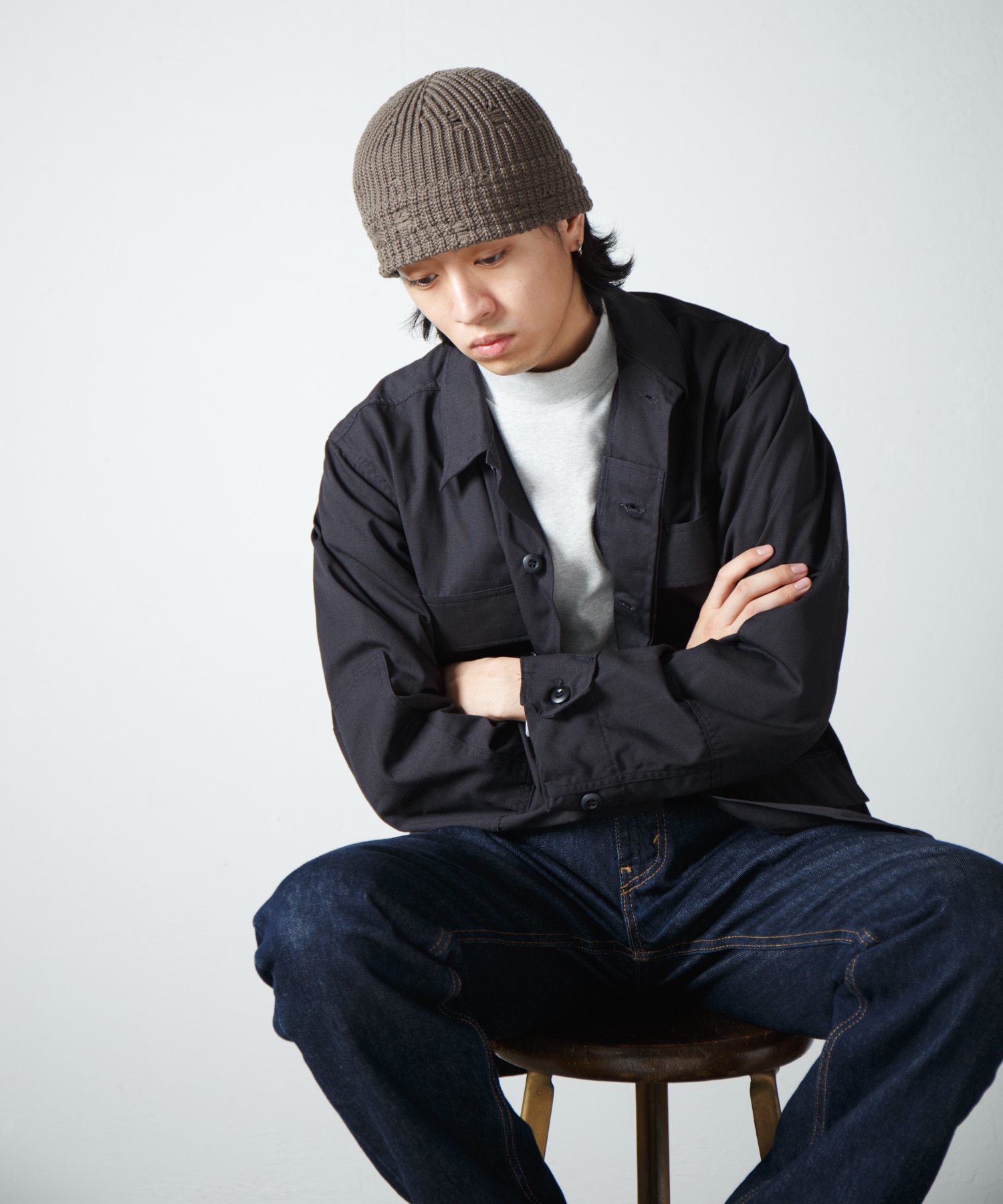 Racal Damage Knit Hat 1317 ダメージ加工ニットハット | ウール混紡の