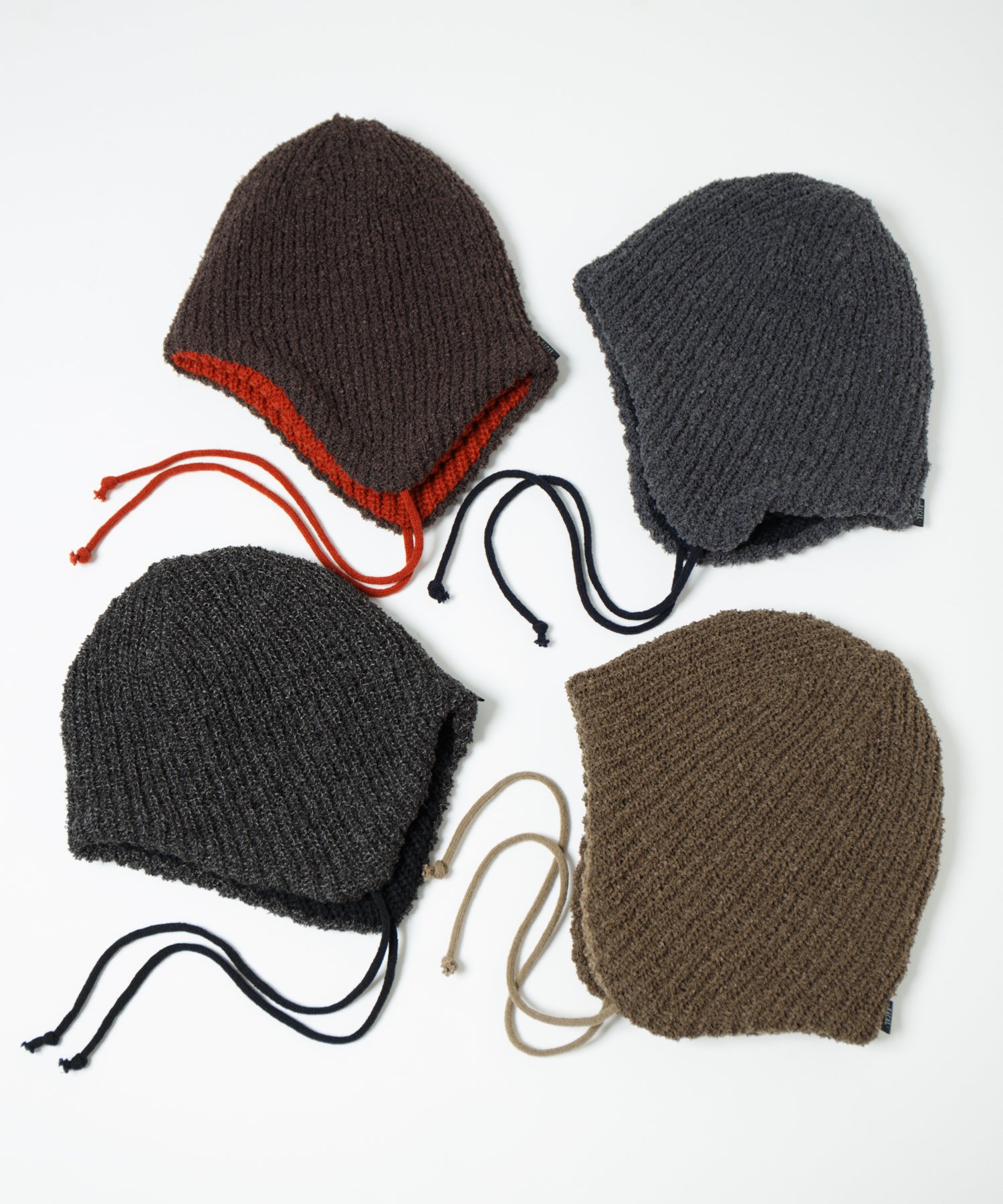 Racal Reversible Ear Knit Cap 1318 リバーシブル耳当て付きニット