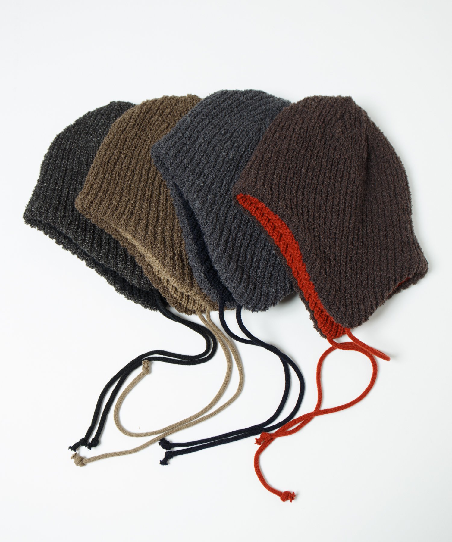 Racal Reversible Ear Knit Cap 1318 リバーシブル耳当て付きニット