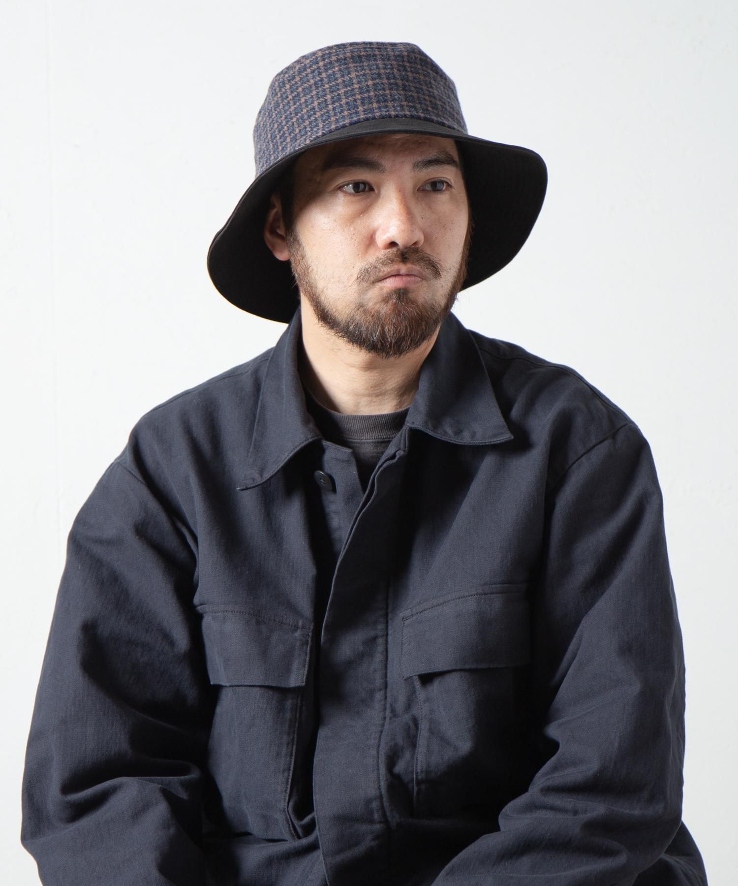 Racal British Glen Check Bucket Hat 1312 | ブリティッシュ