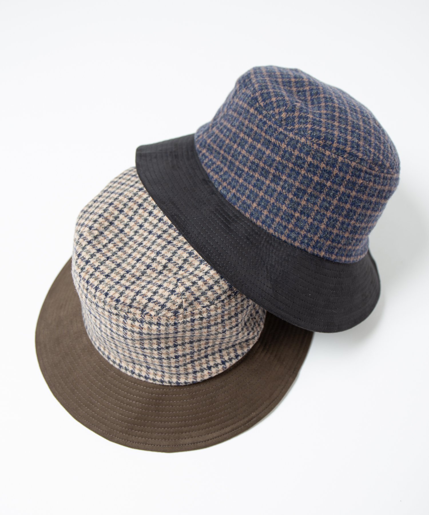 Racal British Glen Check Bucket Hat 1312 | ブリティッシュグレン