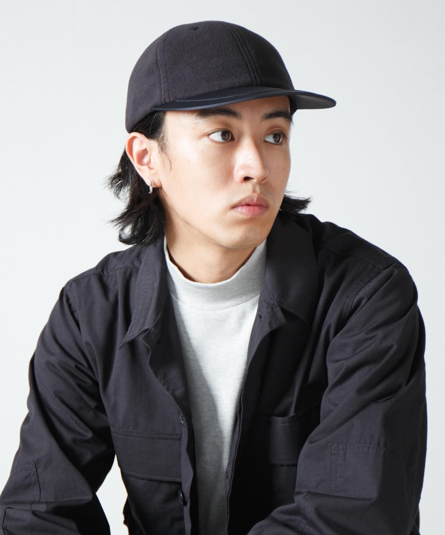 RACAL Fleece-Nylon Long-Bill Cap 1321 フリース&ナイロン